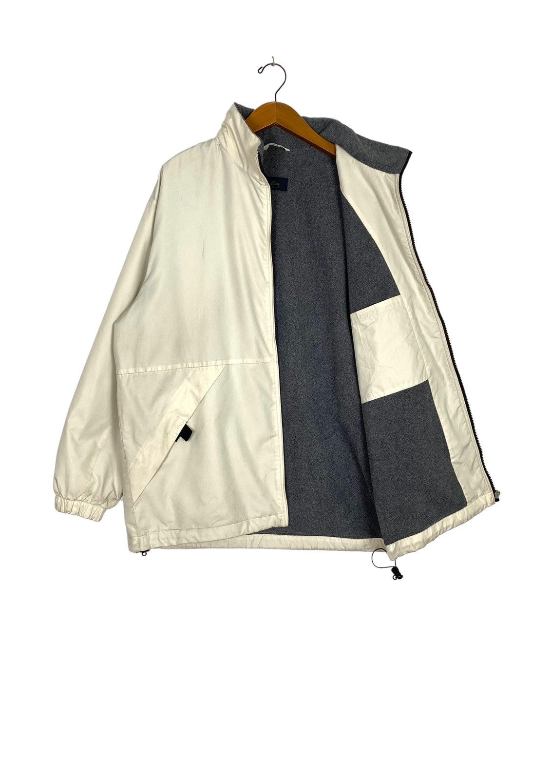 Lacoste Rare‼️ Vintage Lacoste Thick Hoodie Jacket Small Logo Size US XL / EU 56 / 4 - 2 Thumbnail