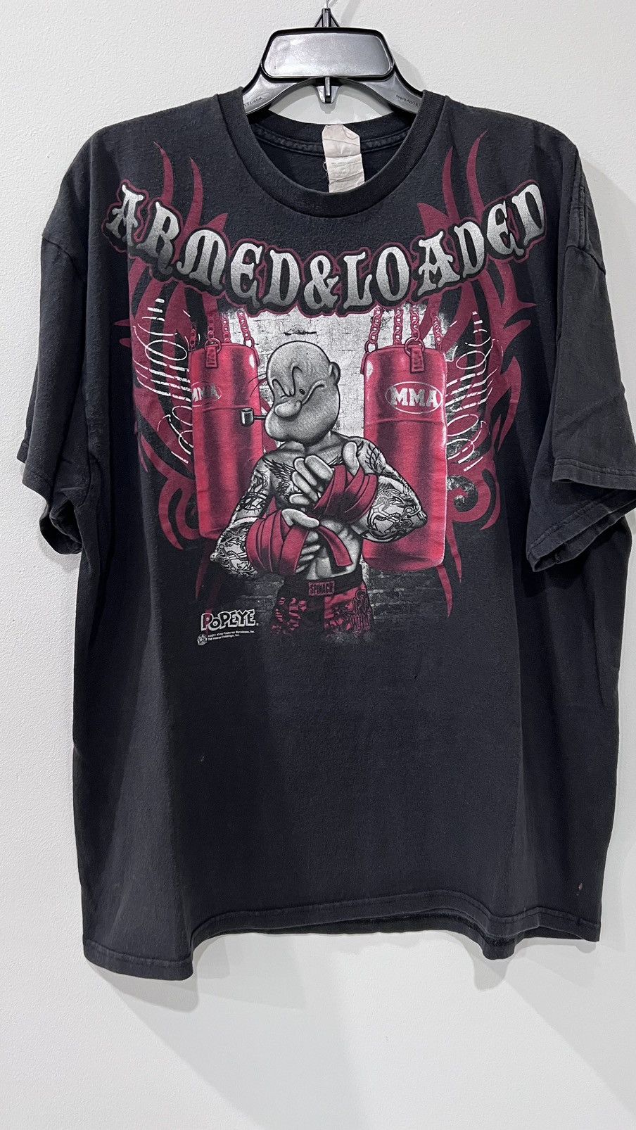 Cartoon Network 2011 Popeye Armed & Loaded Delta Tag Size XXL Size US XXL / EU 58 / 5 - 2 Thumbnail