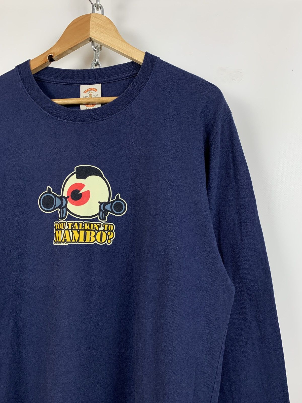 Mambo 2002 Vintage Mambo You Talking To Mambo? Long Sleeve T-Shirt Size US L / EU 52-54 / 3 - 3 Thumbnail