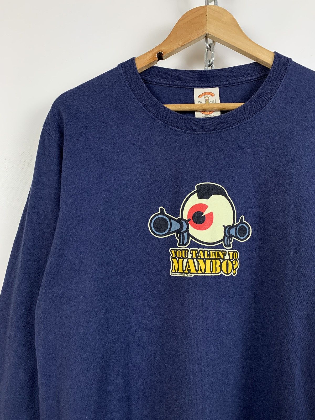 Mambo 2002 Vintage Mambo You Talking To Mambo? Long Sleeve T-Shirt Size US L / EU 52-54 / 3 - 4 Thumbnail