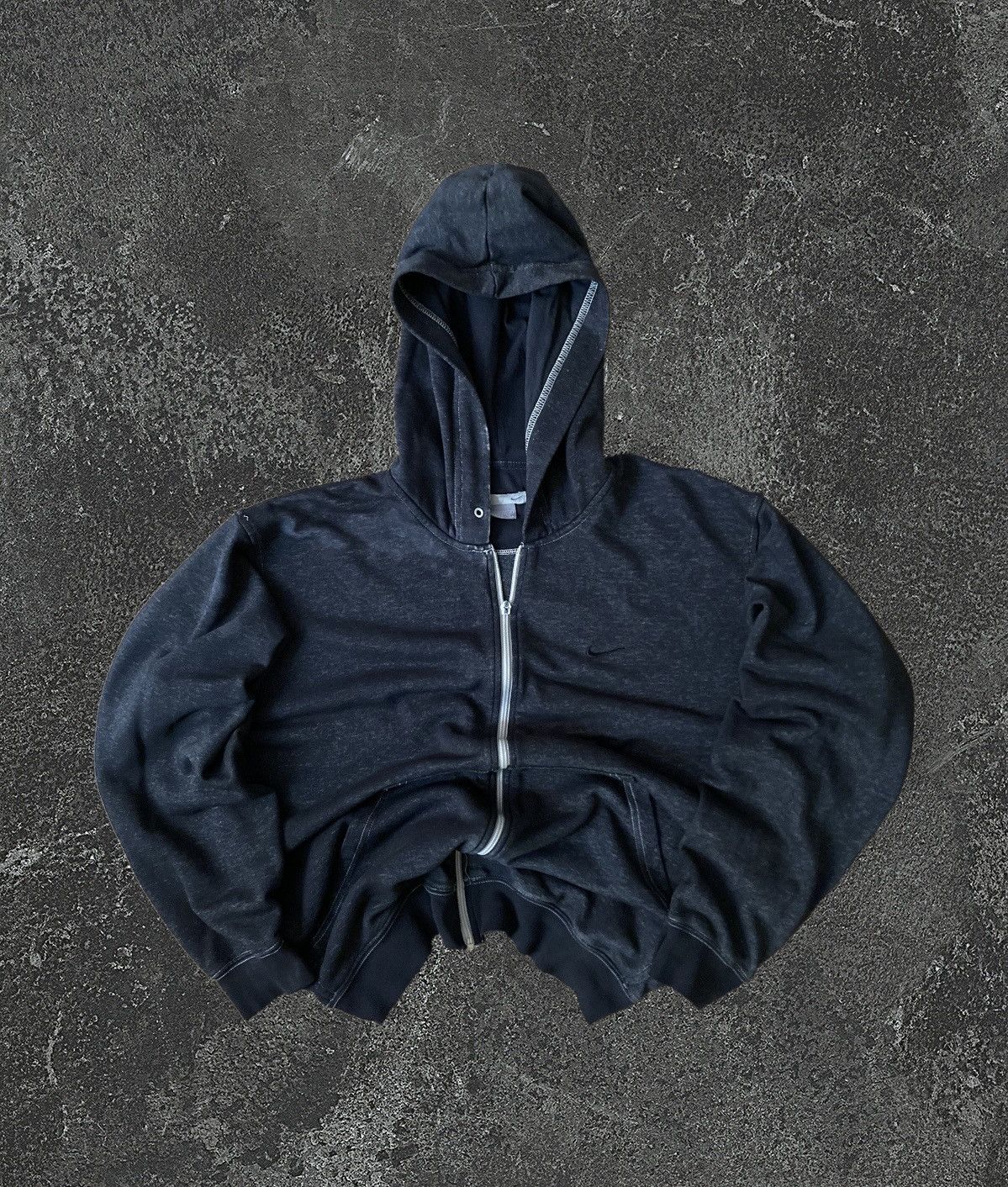 Nike Vintage retro 90s nike hoodie sweatshirt M y2k basic blank Size US M / EU 48-50 / 2 - 1 Thumbnail
