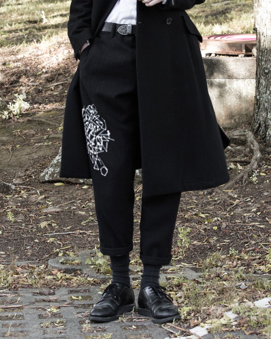 Yohji Yamamoto A/W15 Tape Print Pants Size US 32 / EU 48 - 1 Thumbnail