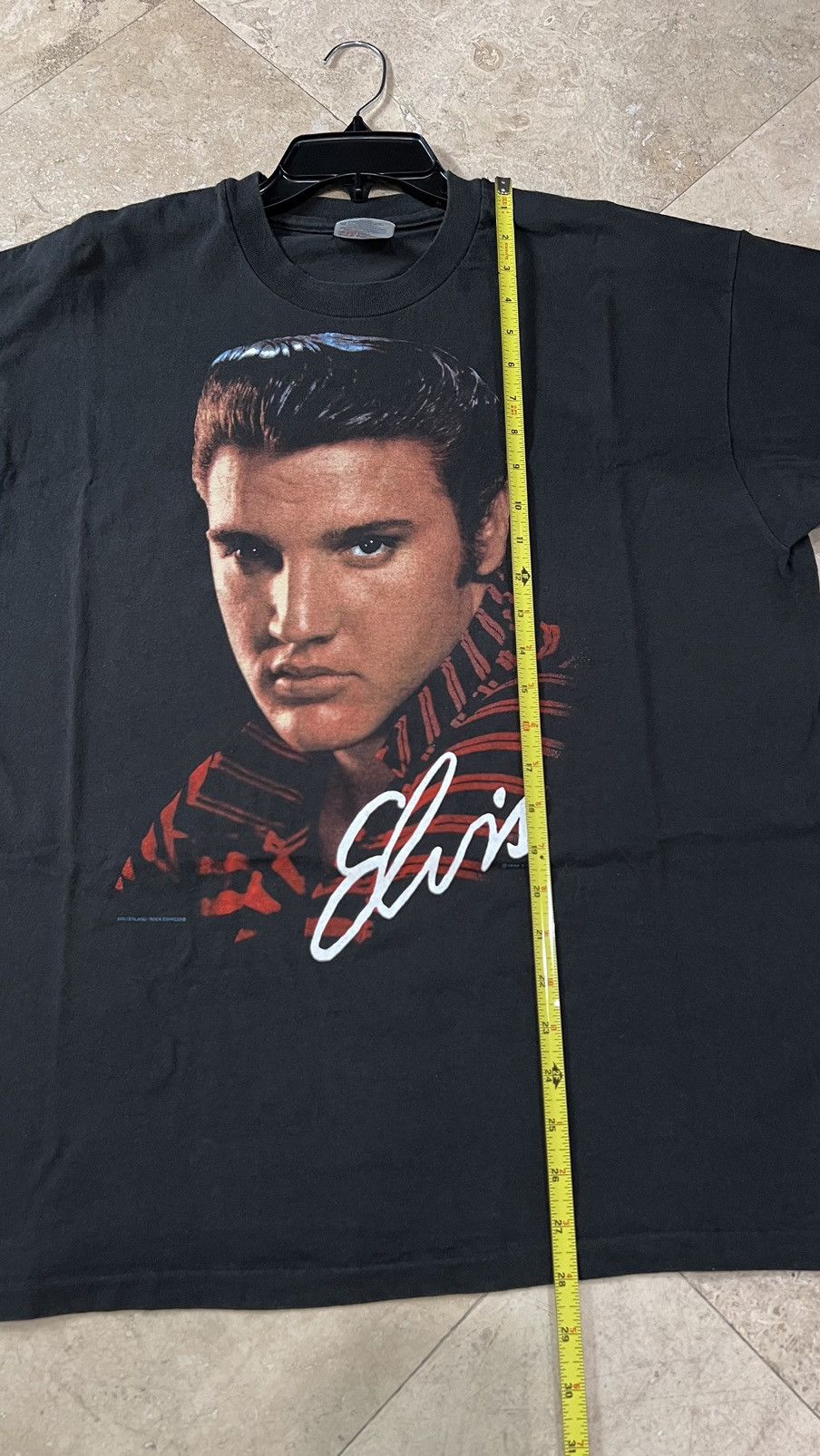 Band Tees 1990 Elvis Presley Tee Size XL/Single Stitch/ Hanes Tag Size US XL / EU 56 / 4 - 11 Thumbnail