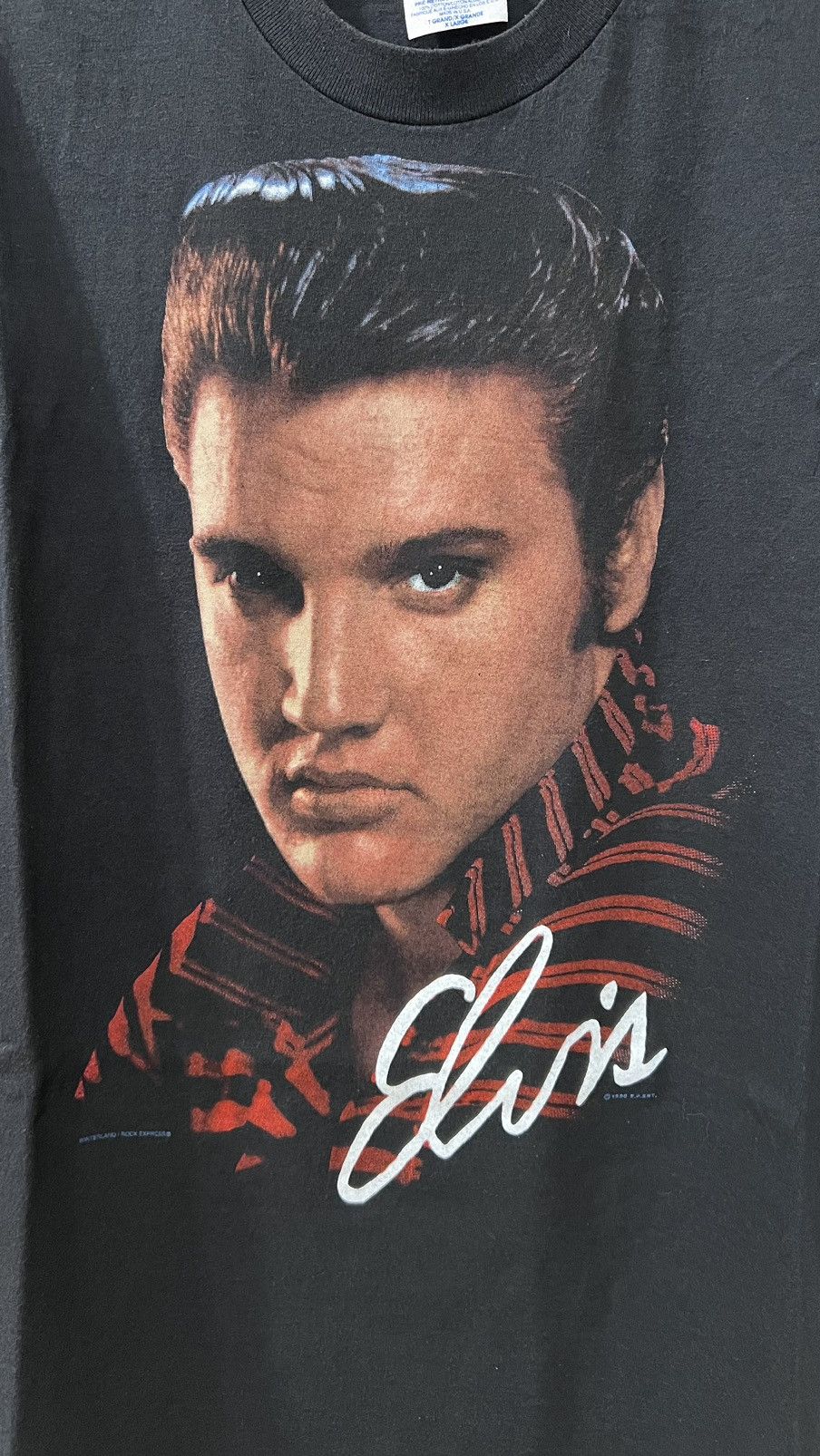 Band Tees 1990 Elvis Presley Tee Size XL/Single Stitch/ Hanes Tag Size US XL / EU 56 / 4 - 4 Thumbnail