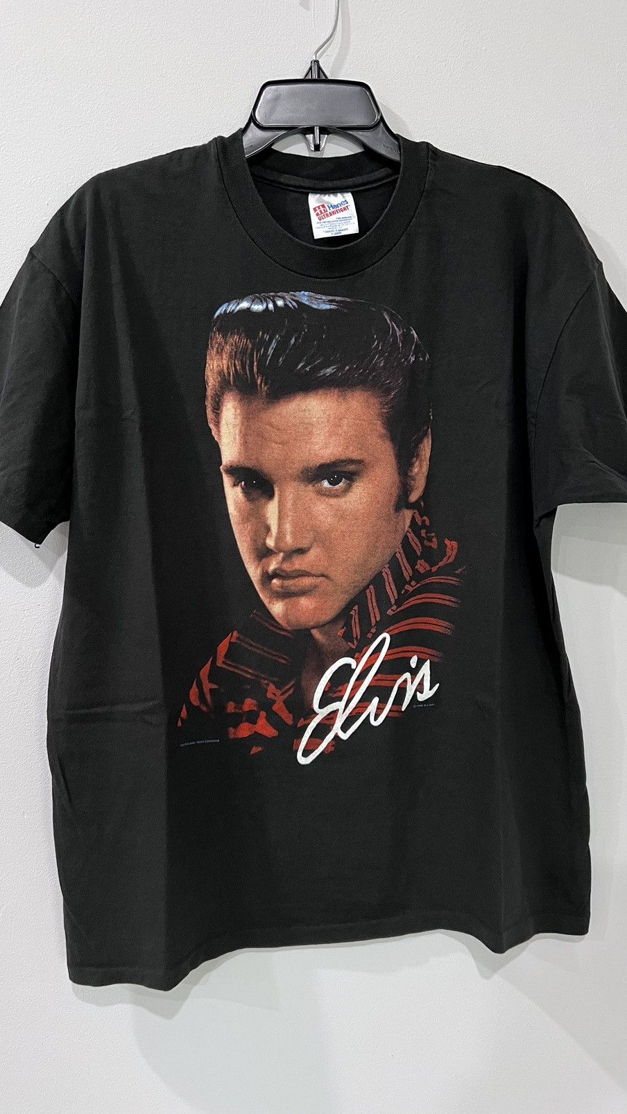 Band Tees 1990 Elvis Presley Tee Size XL/Single Stitch/ Hanes Tag Size US XL / EU 56 / 4 - 2 Thumbnail