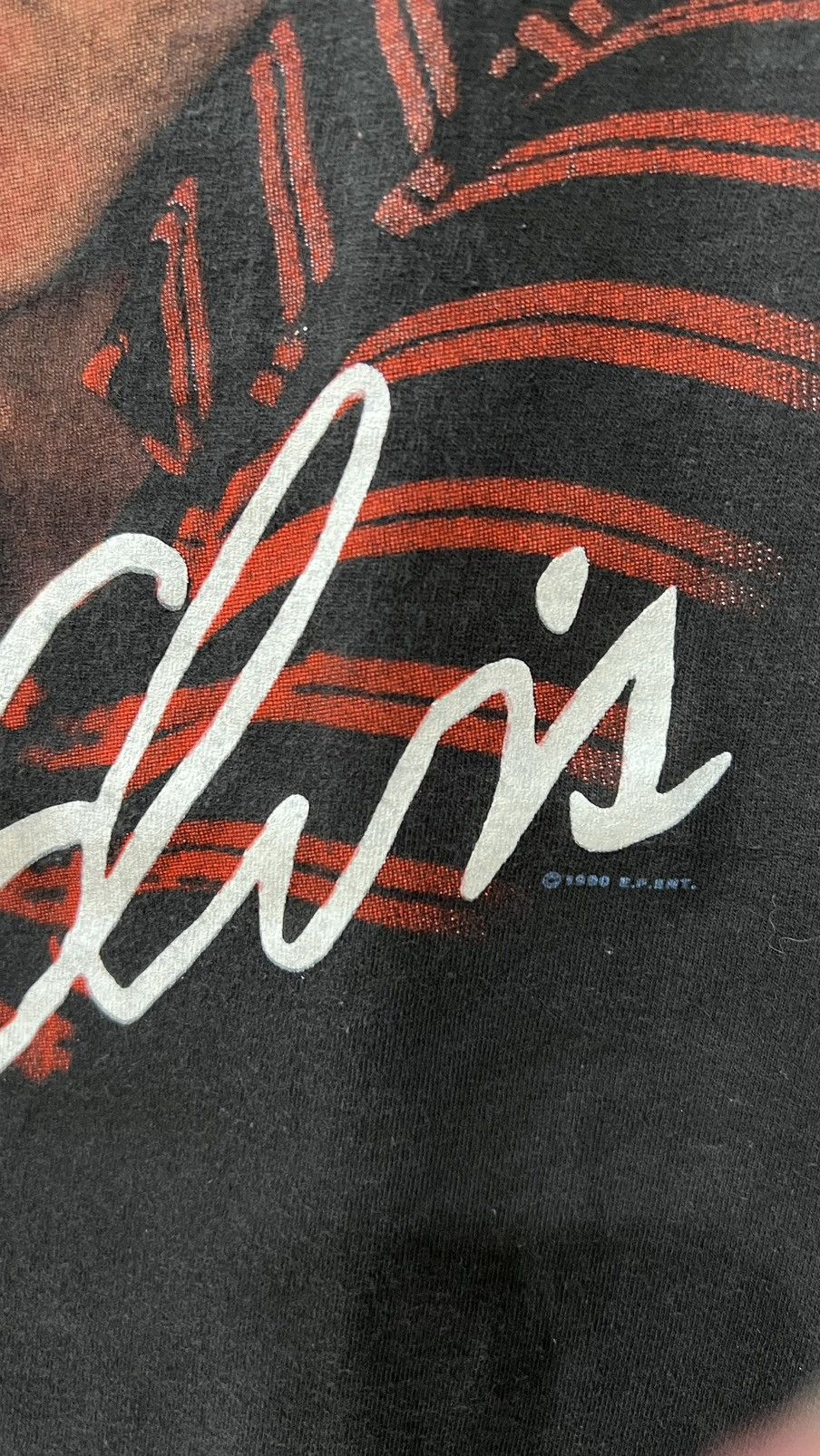 Band Tees 1990 Elvis Presley Tee Size XL/Single Stitch/ Hanes Tag Size US XL / EU 56 / 4 - 6 Thumbnail