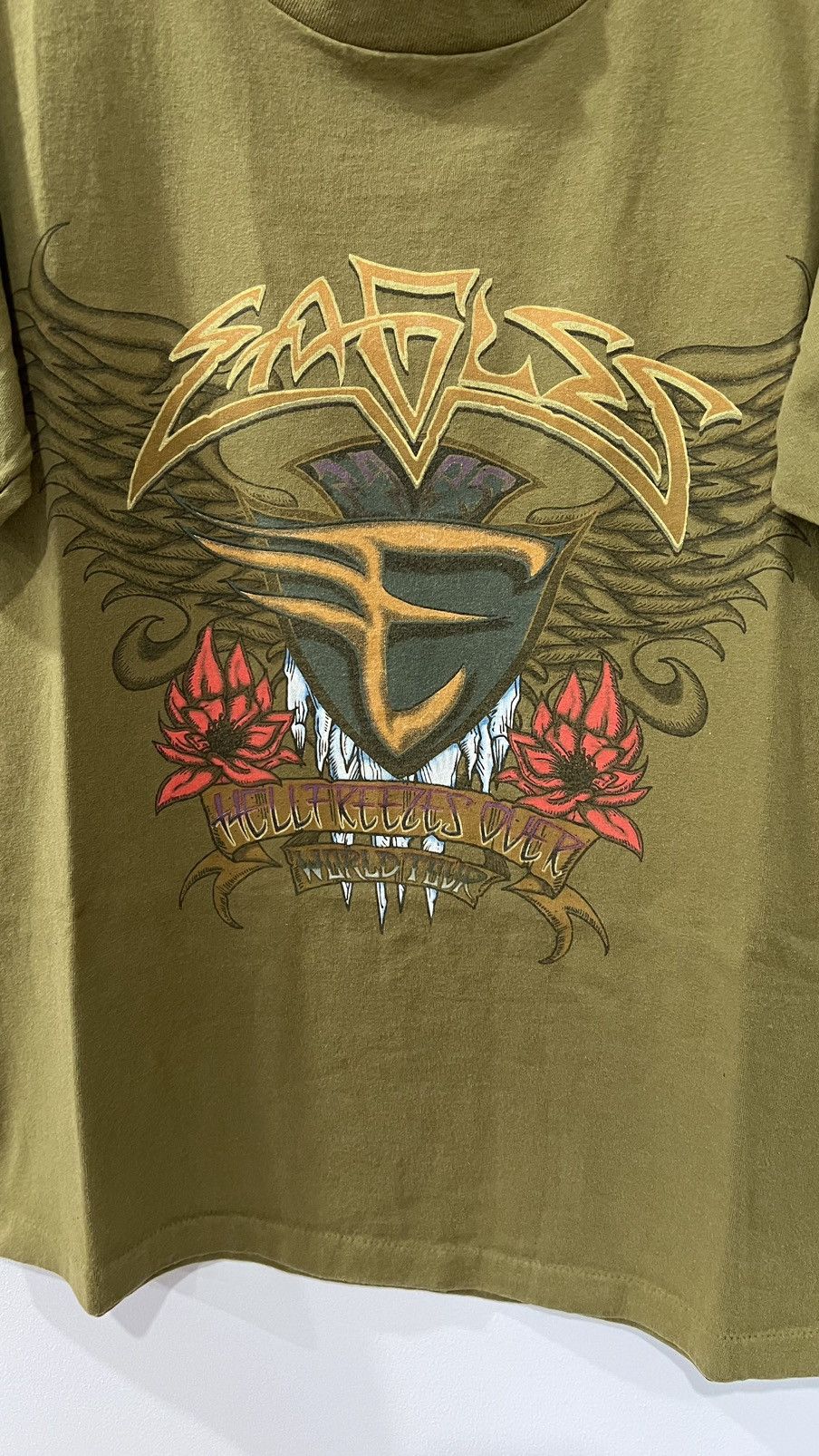 Band Tees The Eagles “Hell freeze over world tour” Tee / Giant Tag Size US XL / EU 56 / 4 - 3 Thumbnail