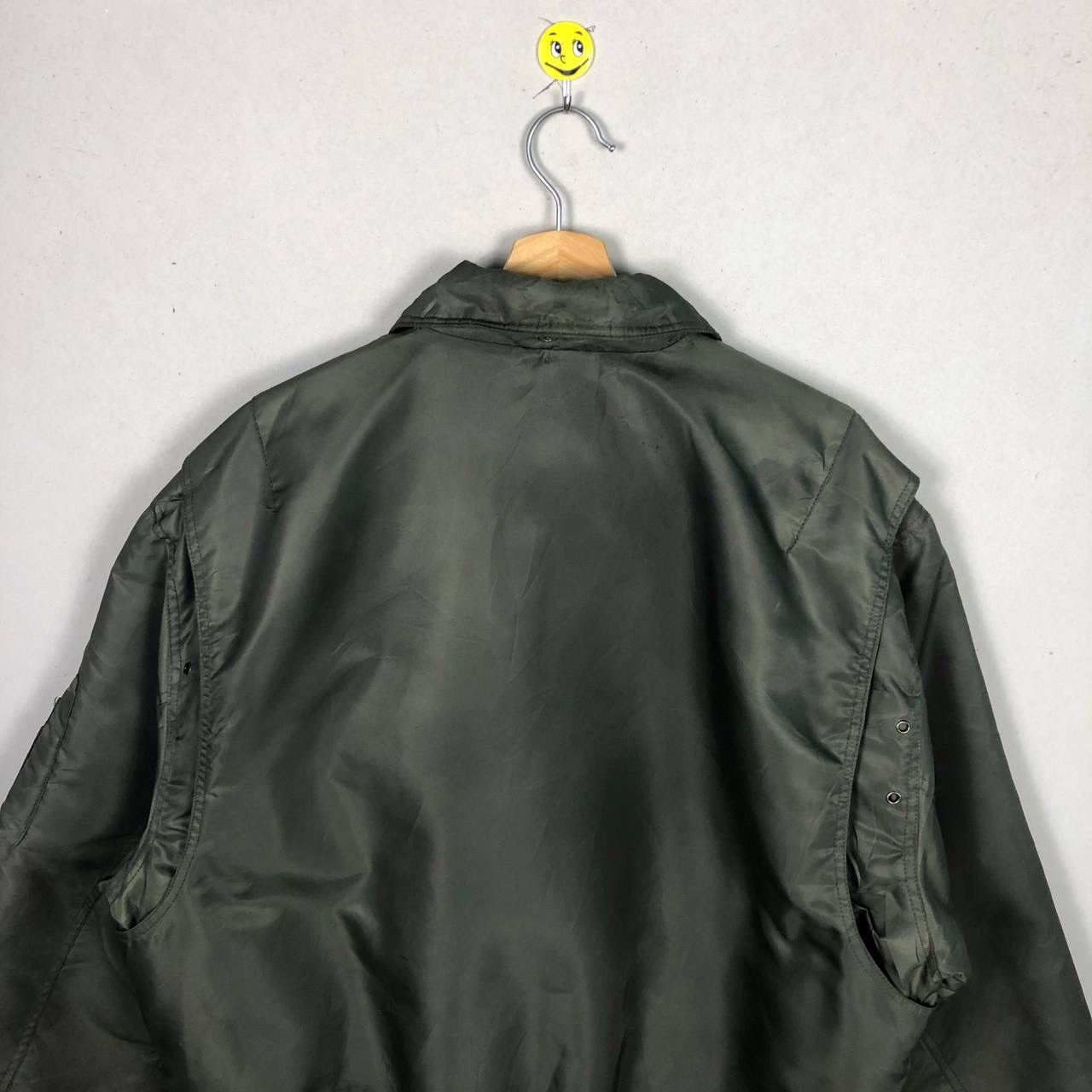 Vintage Vintage U.S Air Force Bomber Flight Jacket Army Green Size US XXL / EU 58 / 5 - 4 Thumbnail