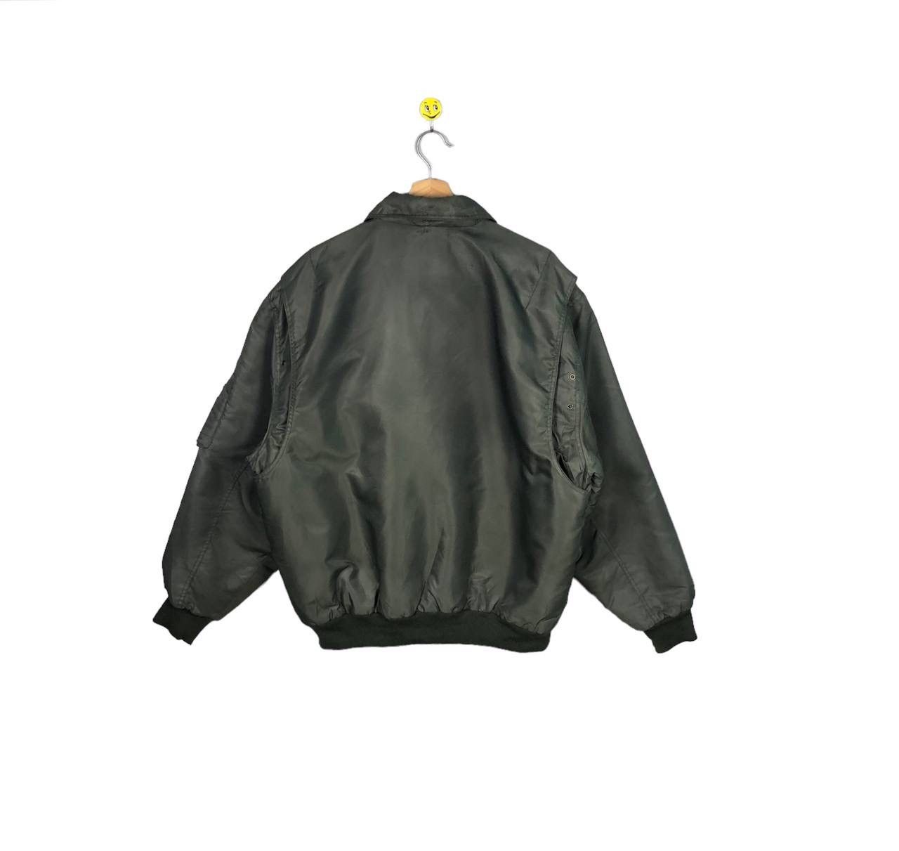 Vintage Vintage U.S Air Force Bomber Flight Jacket Army Green Size US XXL / EU 58 / 5 - 2 Thumbnail