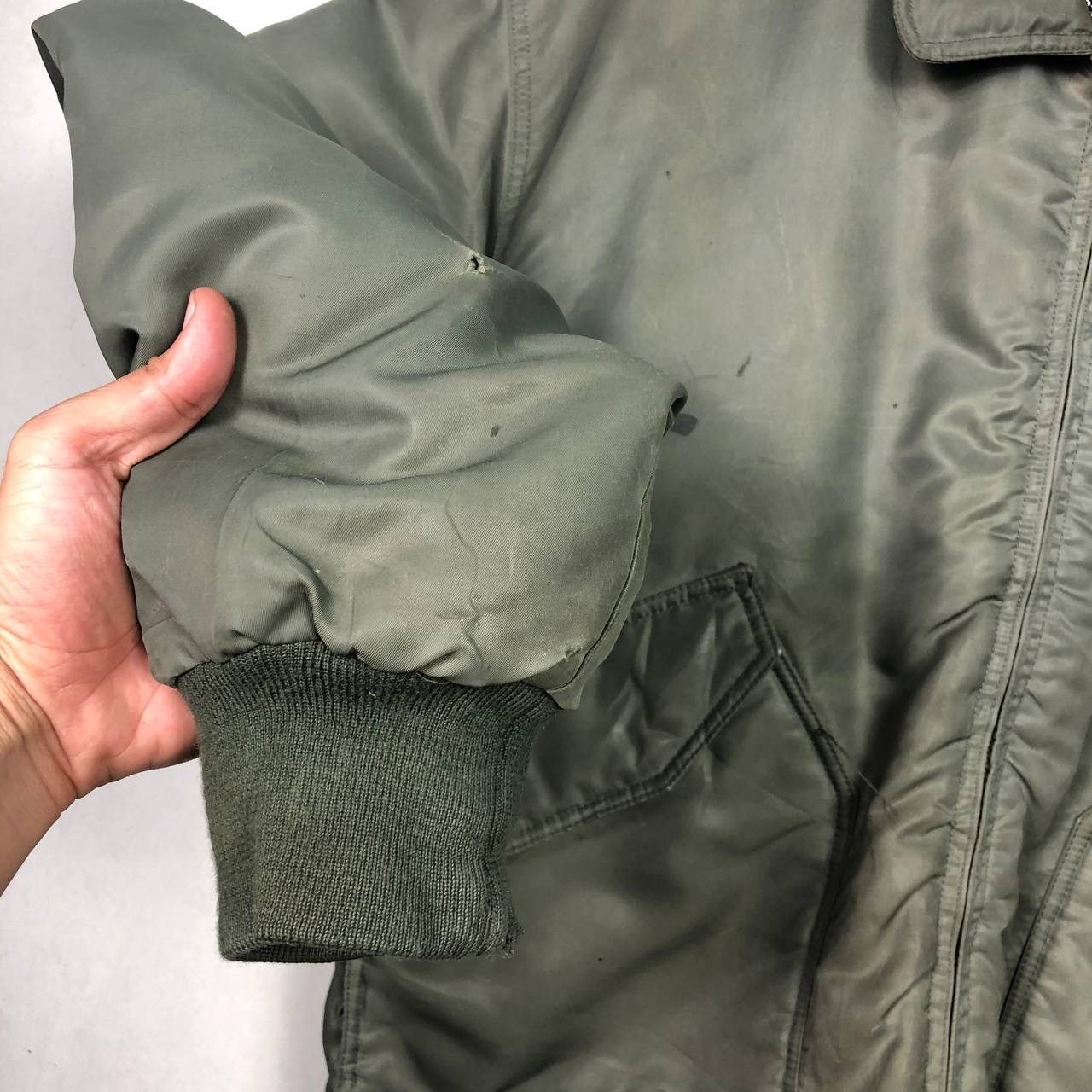 Vintage Vintage U.S Air Force Bomber Flight Jacket Army Green Size US XXL / EU 58 / 5 - 11 Thumbnail