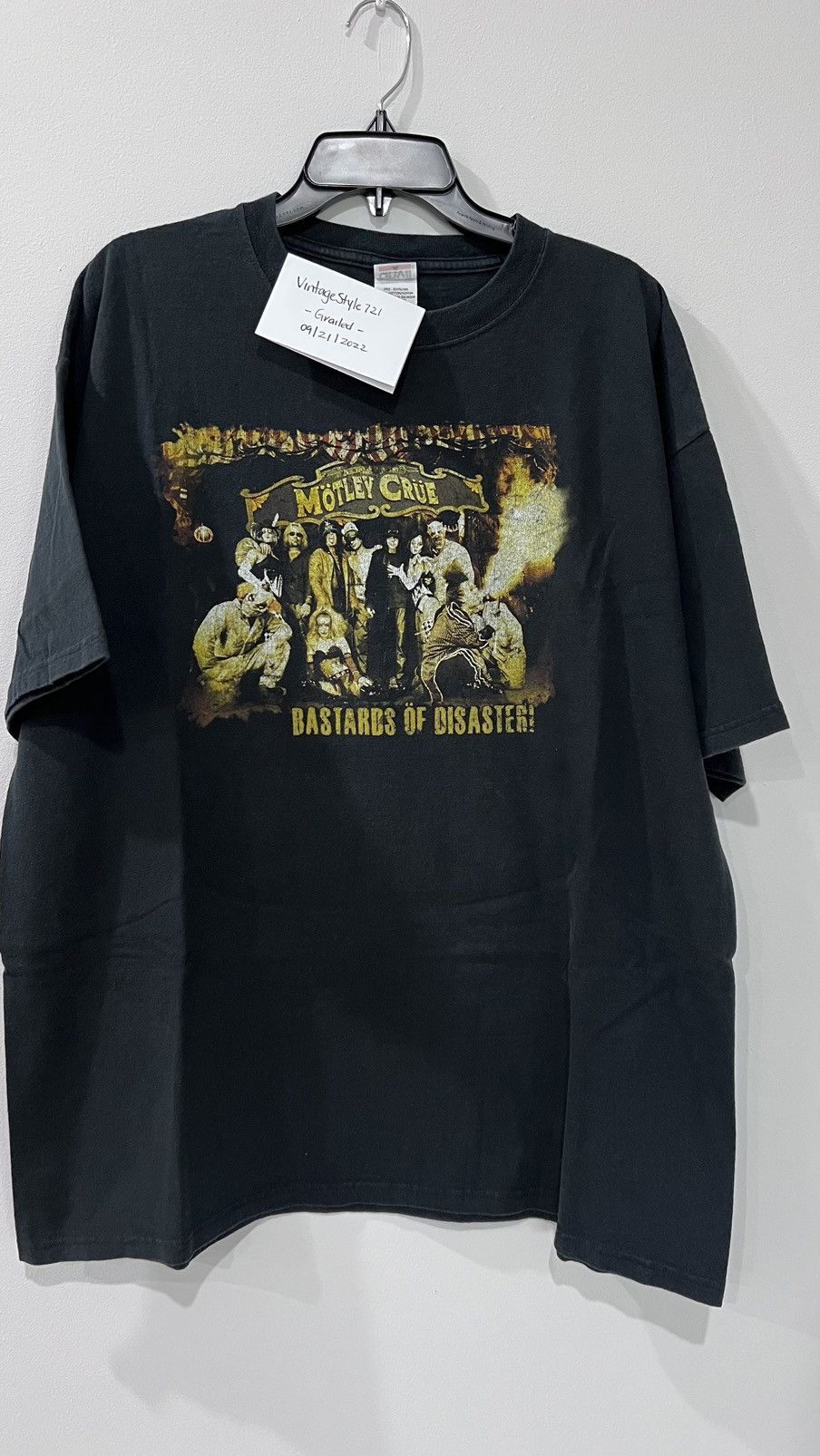 Band Tees Mötley Crüe "Bastards of Disaster" Tour 2005 Size XXL Size US XXL / EU 58 / 5 - 1 Thumbnail