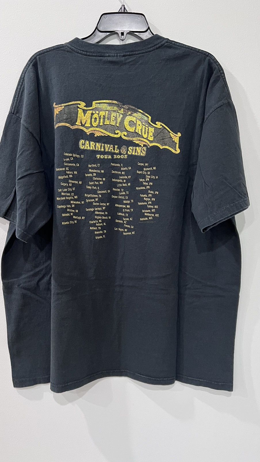 Band Tees Mötley Crüe "Bastards of Disaster" Tour 2005 Size XXL Size US XXL / EU 58 / 5 - 6 Thumbnail