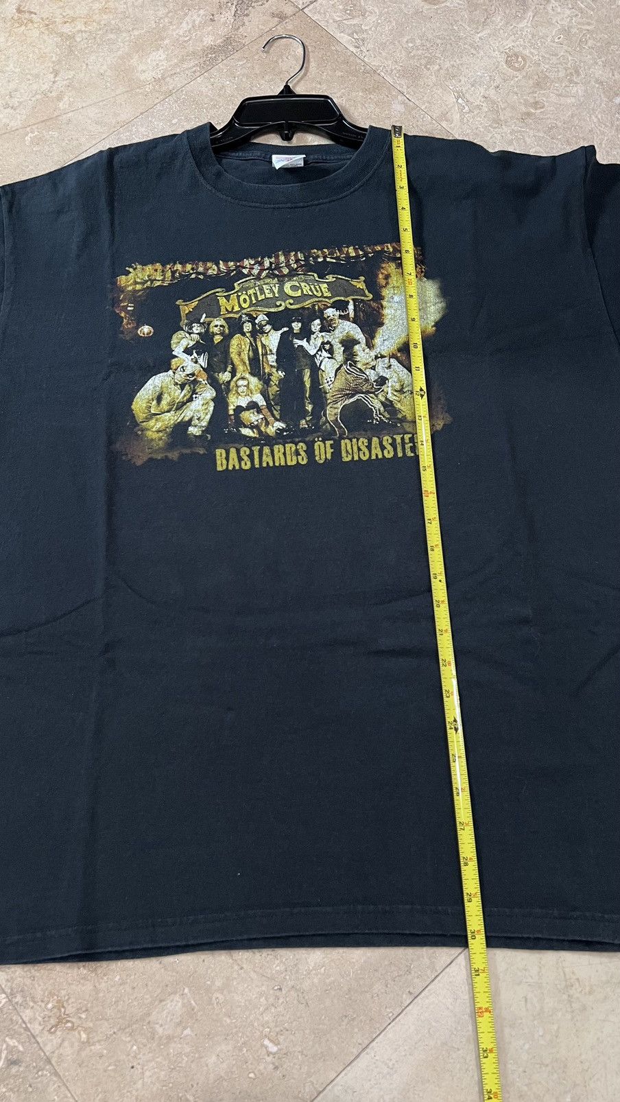 Band Tees Mötley Crüe "Bastards of Disaster" Tour 2005 Size XXL Size US XXL / EU 58 / 5 - 7 Thumbnail