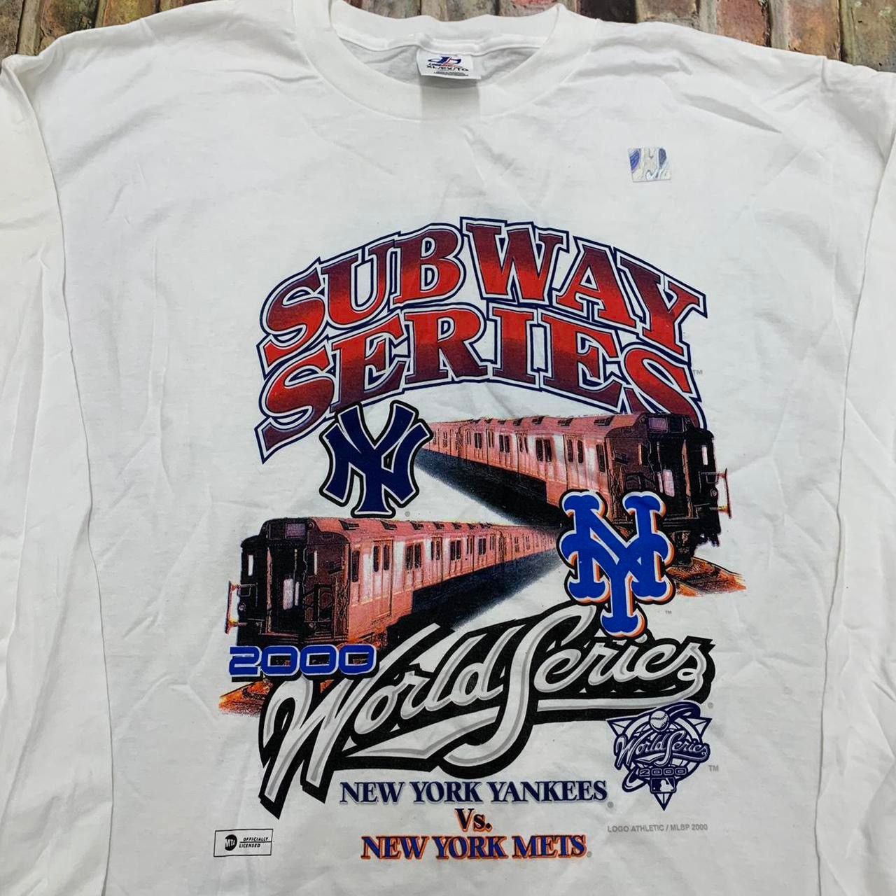 Logo Athletic × MLB × Vintage Vintage 2000 Subway Series long sleeve Size US L / EU 52-54 / 3 - 3 Thumbnail