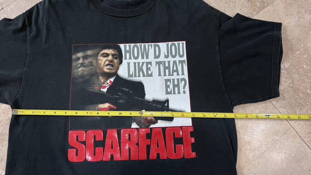 Vintage Scarface “HOW’D JOU LIKE THAT EH? Tee Size Large Delta Tag Size US L / EU 52-54 / 3 - 7 Thumbnail