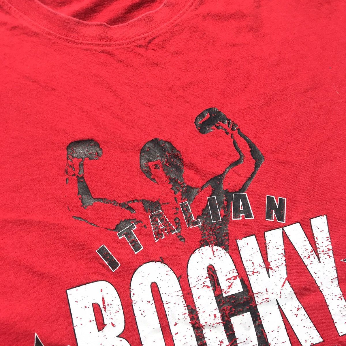 Vintage Vintage Rocky Balboa T Shirt Rambo Stallone Art Tee hype Size US XL / EU 56 / 4 - 3 Thumbnail