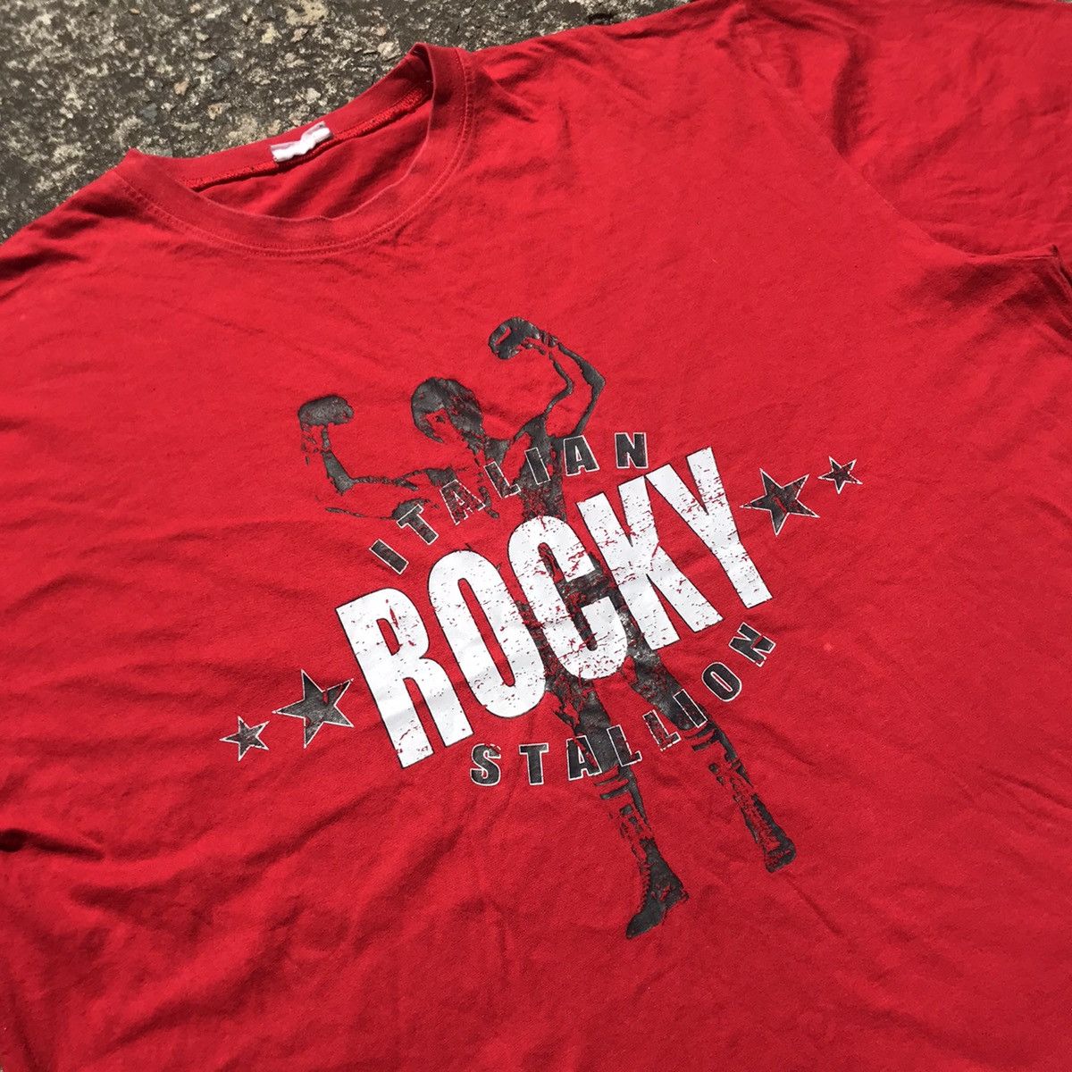 Vintage Vintage Rocky Balboa T Shirt Rambo Stallone Art Tee hype Size US XL / EU 56 / 4 - 2 Thumbnail