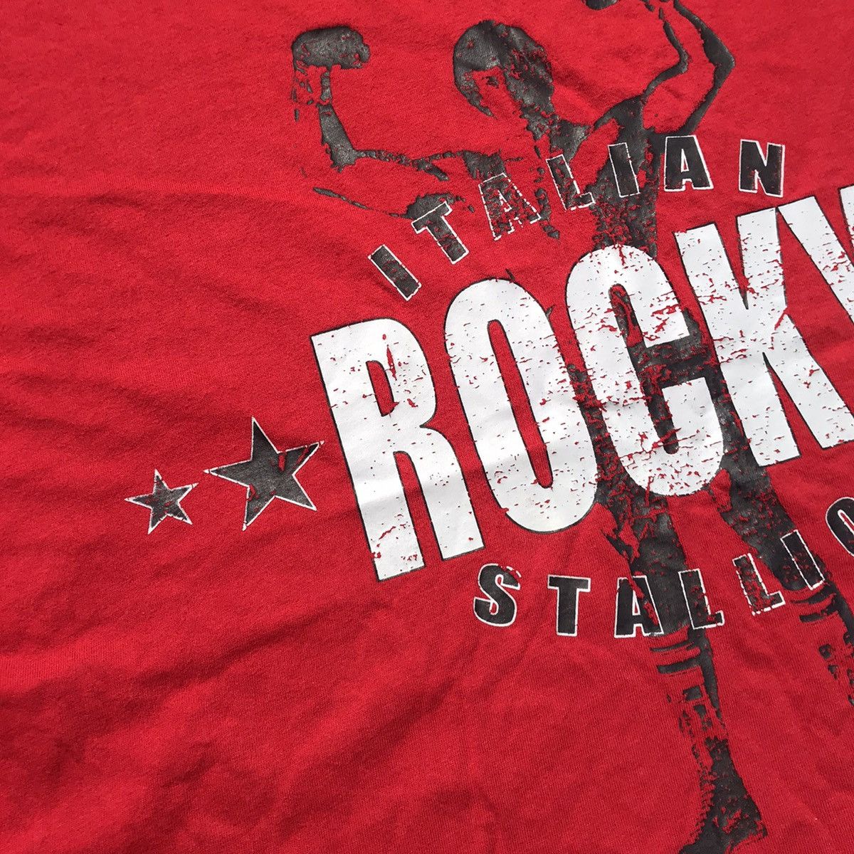 Vintage Vintage Rocky Balboa T Shirt Rambo Stallone Art Tee hype Size US XL / EU 56 / 4 - 4 Thumbnail