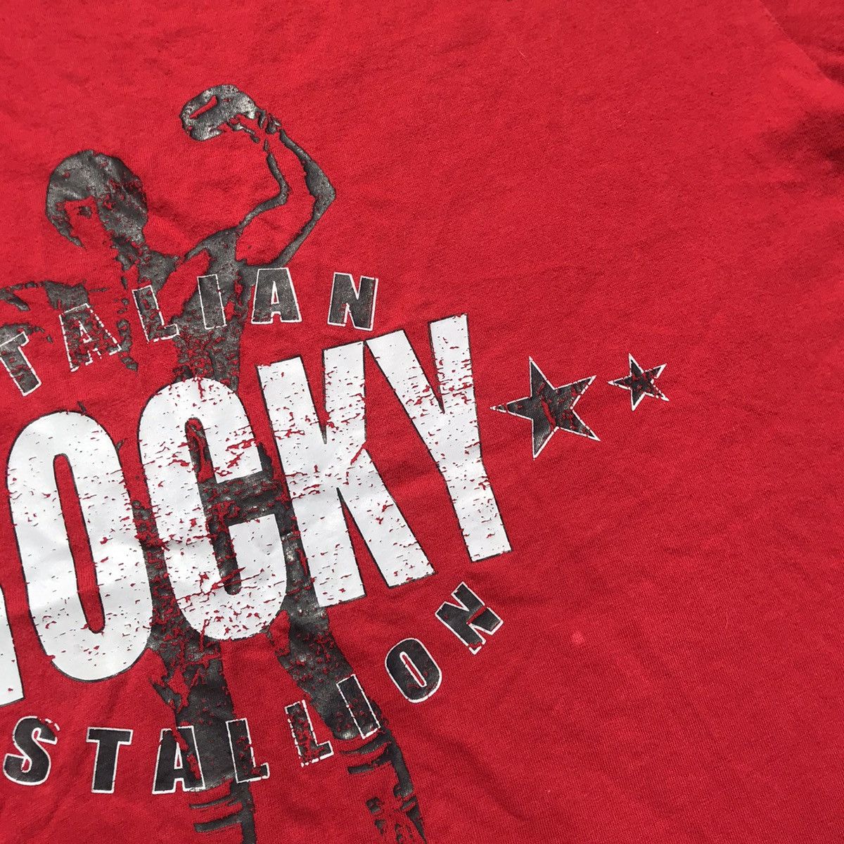 Vintage Vintage Rocky Balboa T Shirt Rambo Stallone Art Tee hype Size US XL / EU 56 / 4 - 5 Thumbnail