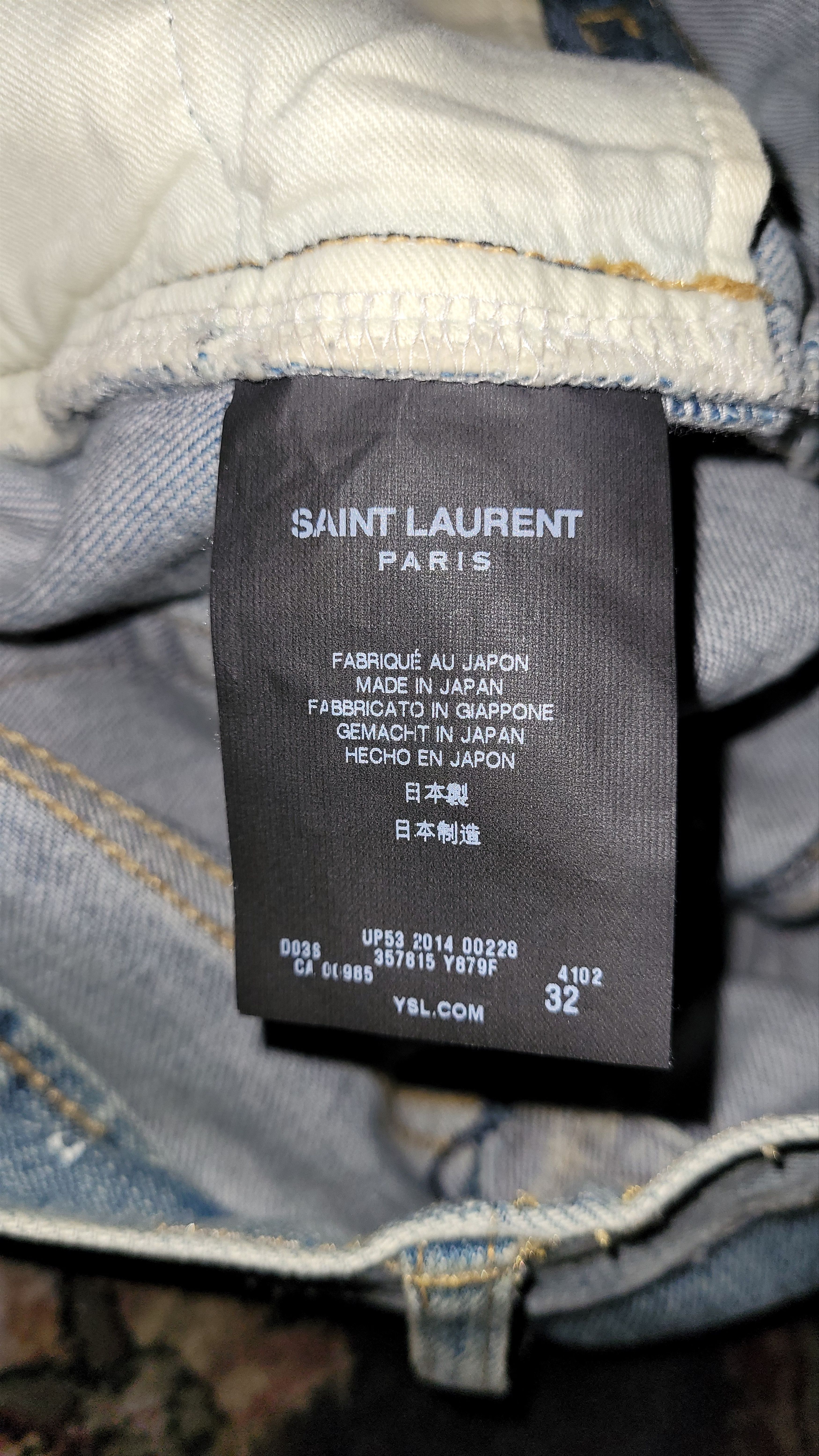 Saint Laurent Paris FW14 Crash D02 Size US 32 / EU 48 - 6 Thumbnail