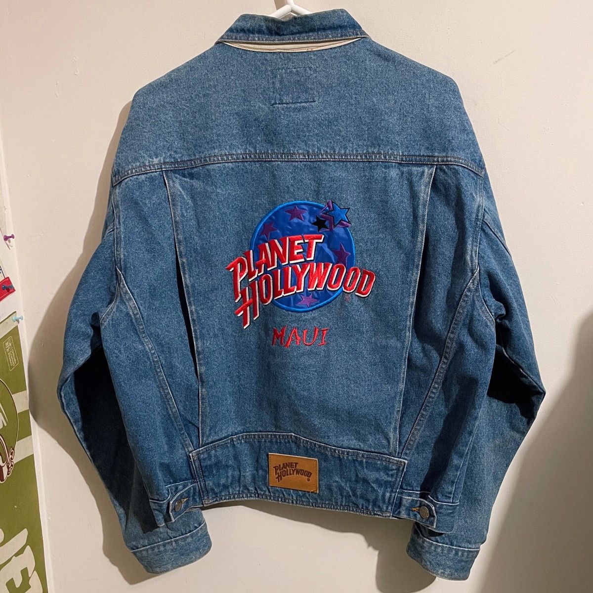 Vintage Vintage 1991 Planet Hollywood Maui Denim Jean Jacket | Grailed