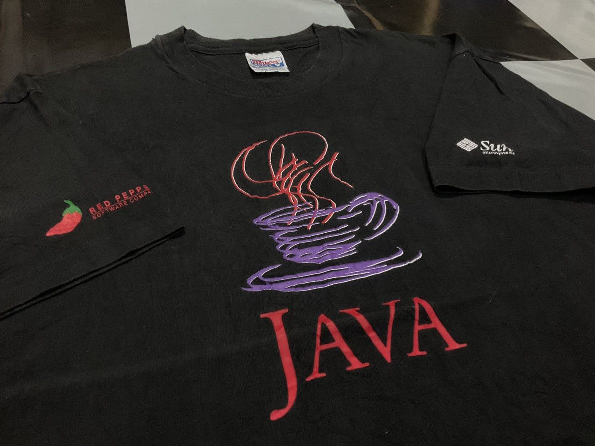 🔥 Vintage Java Shirt Original 90s Sun Microsystem