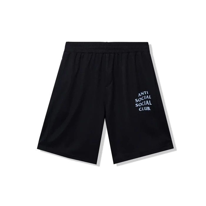 Anti social social club Never made the team black shorts