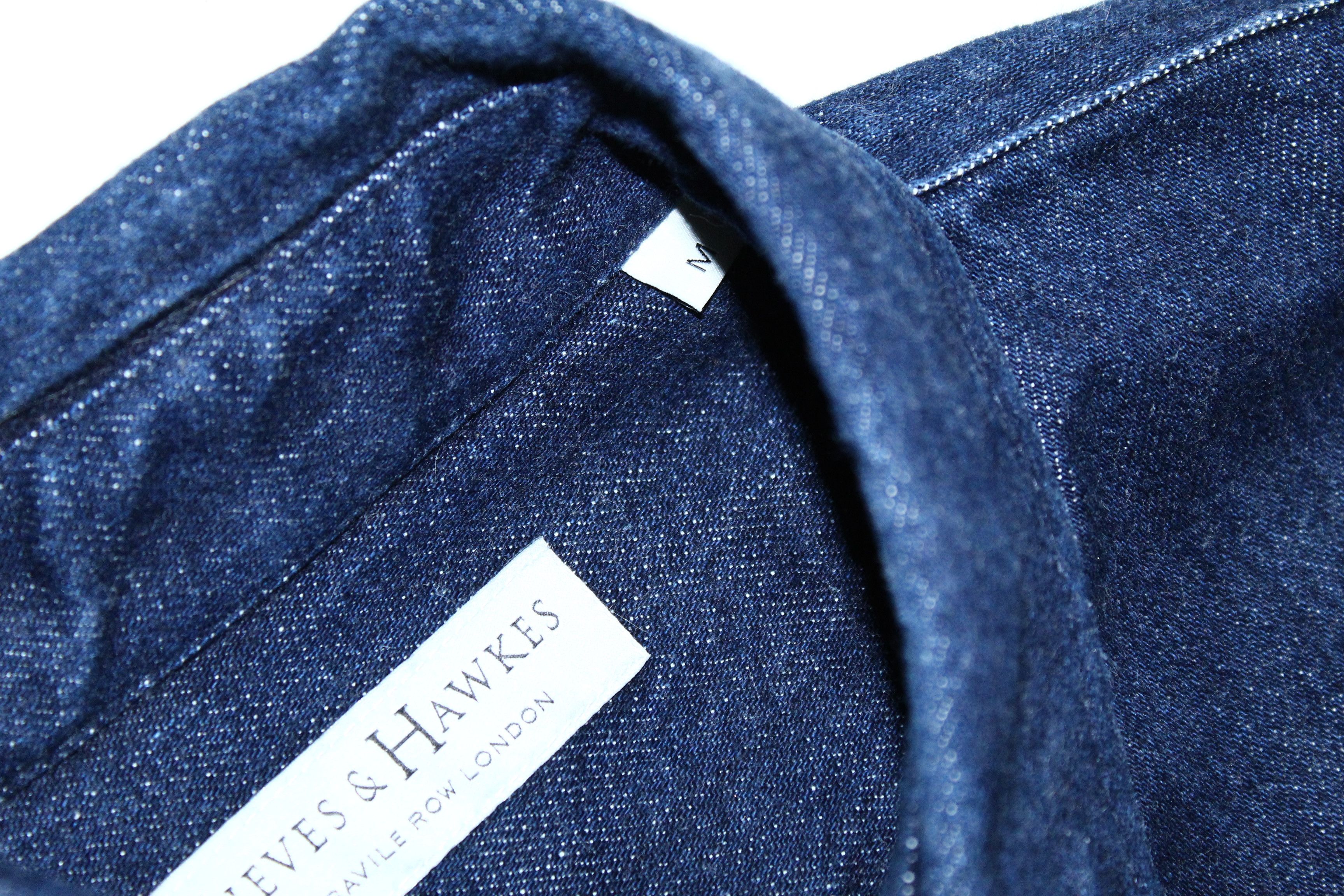 Gieves & Hawkes Gieves & Hawkes №1 Savile Row 12oz Selvedge Denim Shirt Size US M / EU 48-50 / 2 - 6 Thumbnail