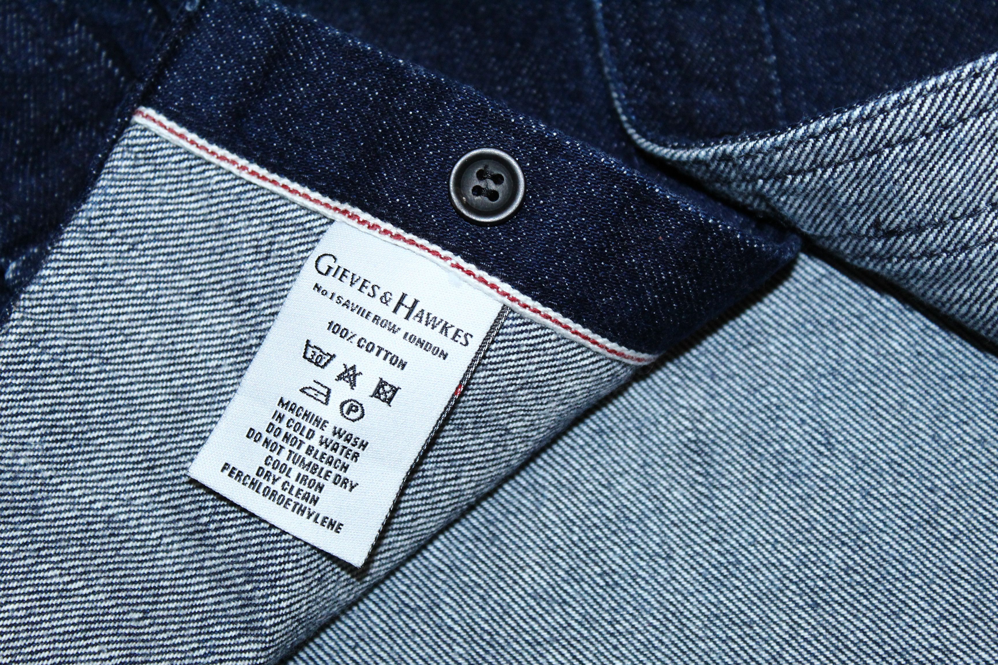 Gieves & Hawkes Gieves & Hawkes №1 Savile Row 12oz Selvedge Denim Shirt Size US M / EU 48-50 / 2 - 8 Thumbnail