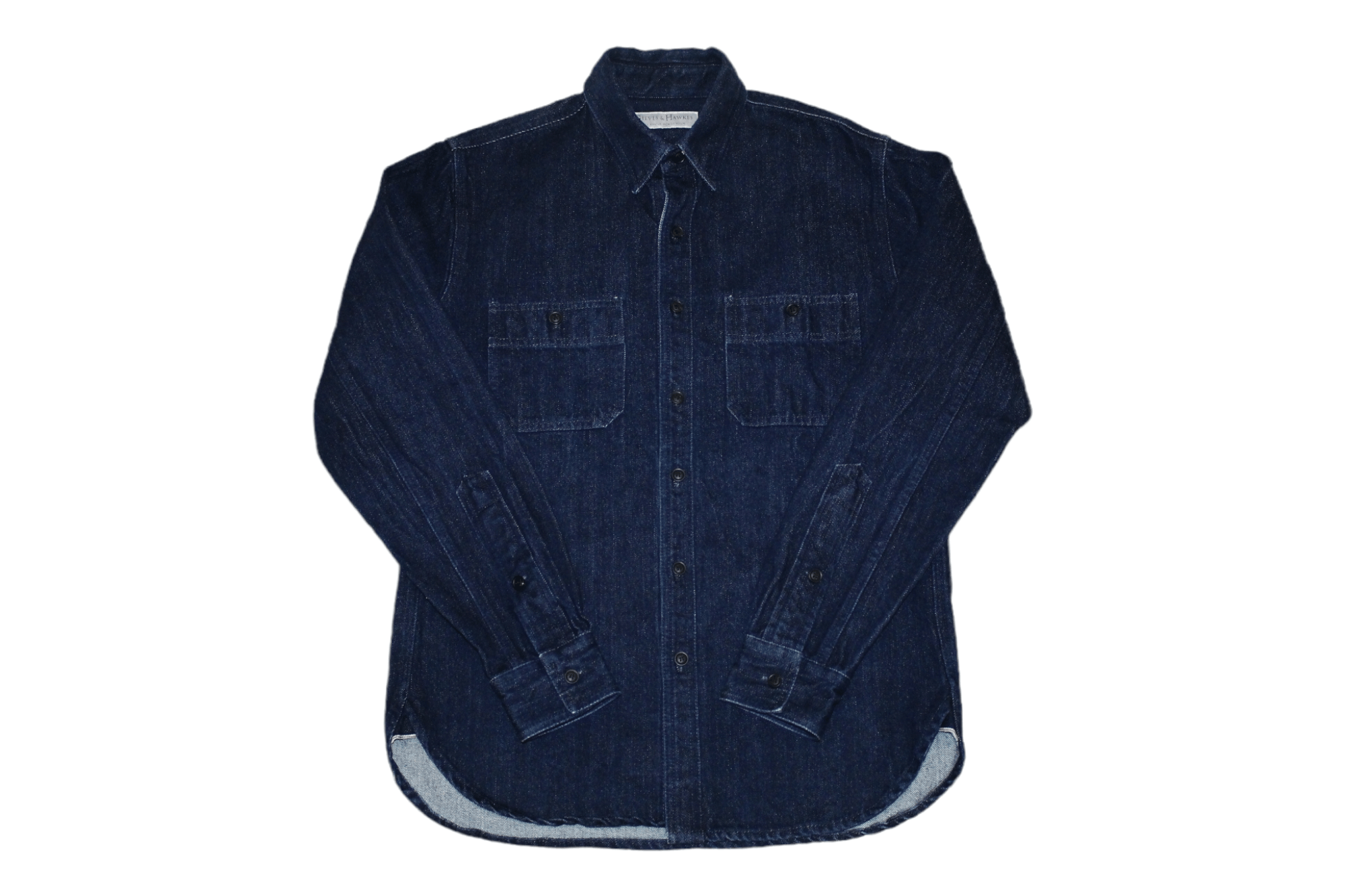 Gieves & Hawkes Gieves & Hawkes №1 Savile Row 12oz Selvedge Denim Shirt Size US M / EU 48-50 / 2 - 1 Thumbnail