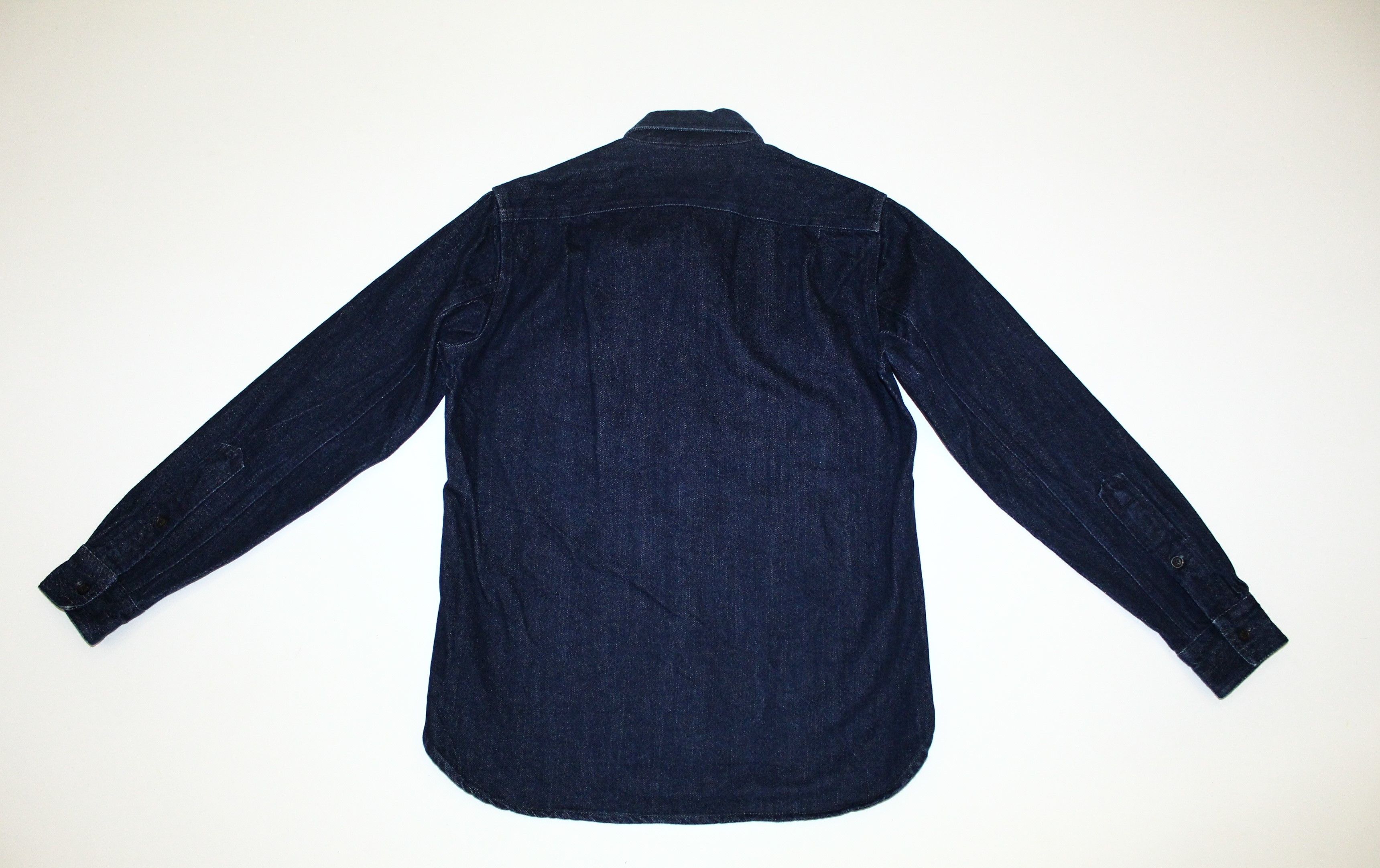 Gieves & Hawkes Gieves & Hawkes №1 Savile Row 12oz Selvedge Denim Shirt Size US M / EU 48-50 / 2 - 12 Thumbnail