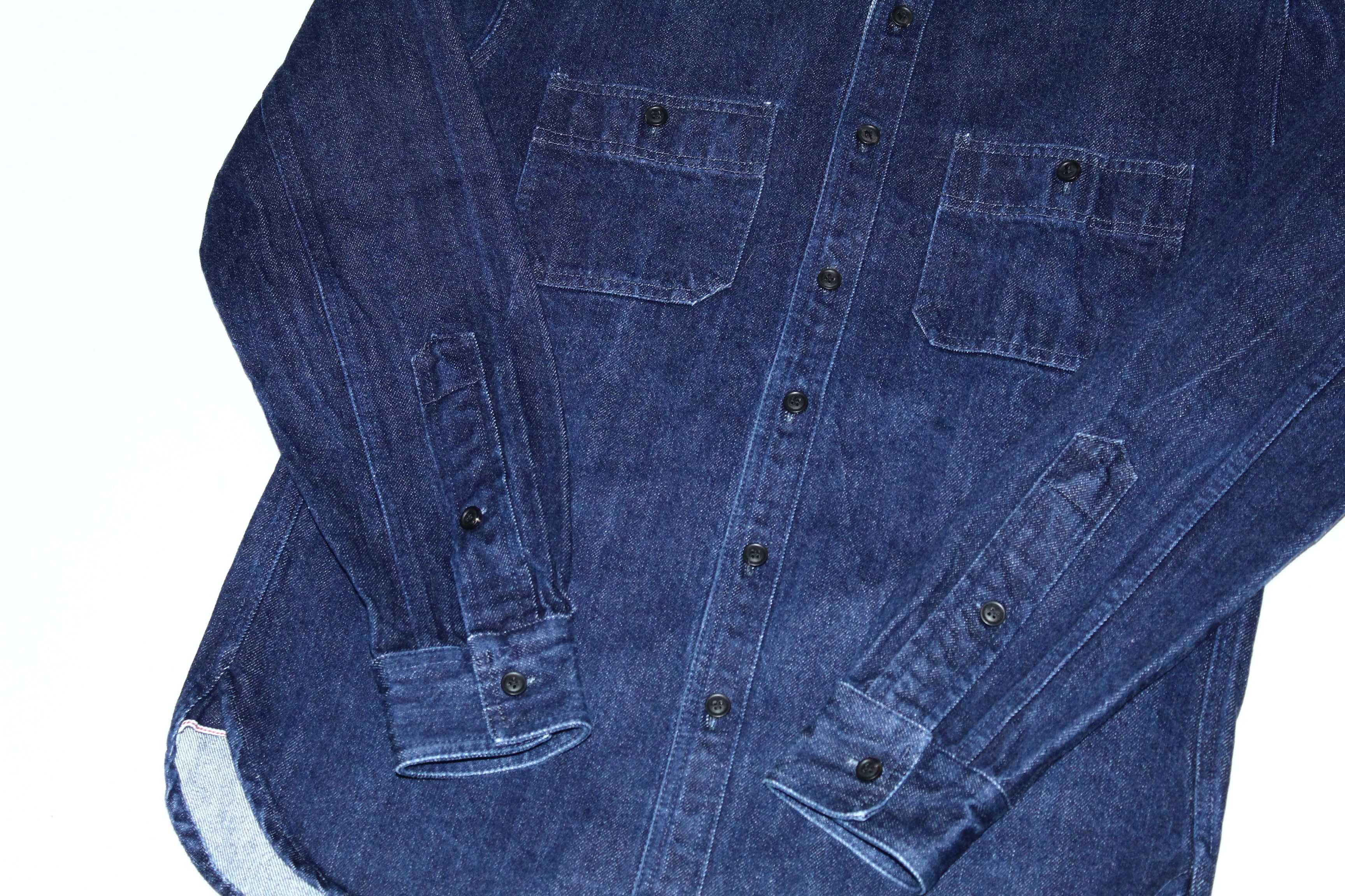 Gieves & Hawkes Gieves & Hawkes №1 Savile Row 12oz Selvedge Denim Shirt Size US M / EU 48-50 / 2 - 4 Thumbnail
