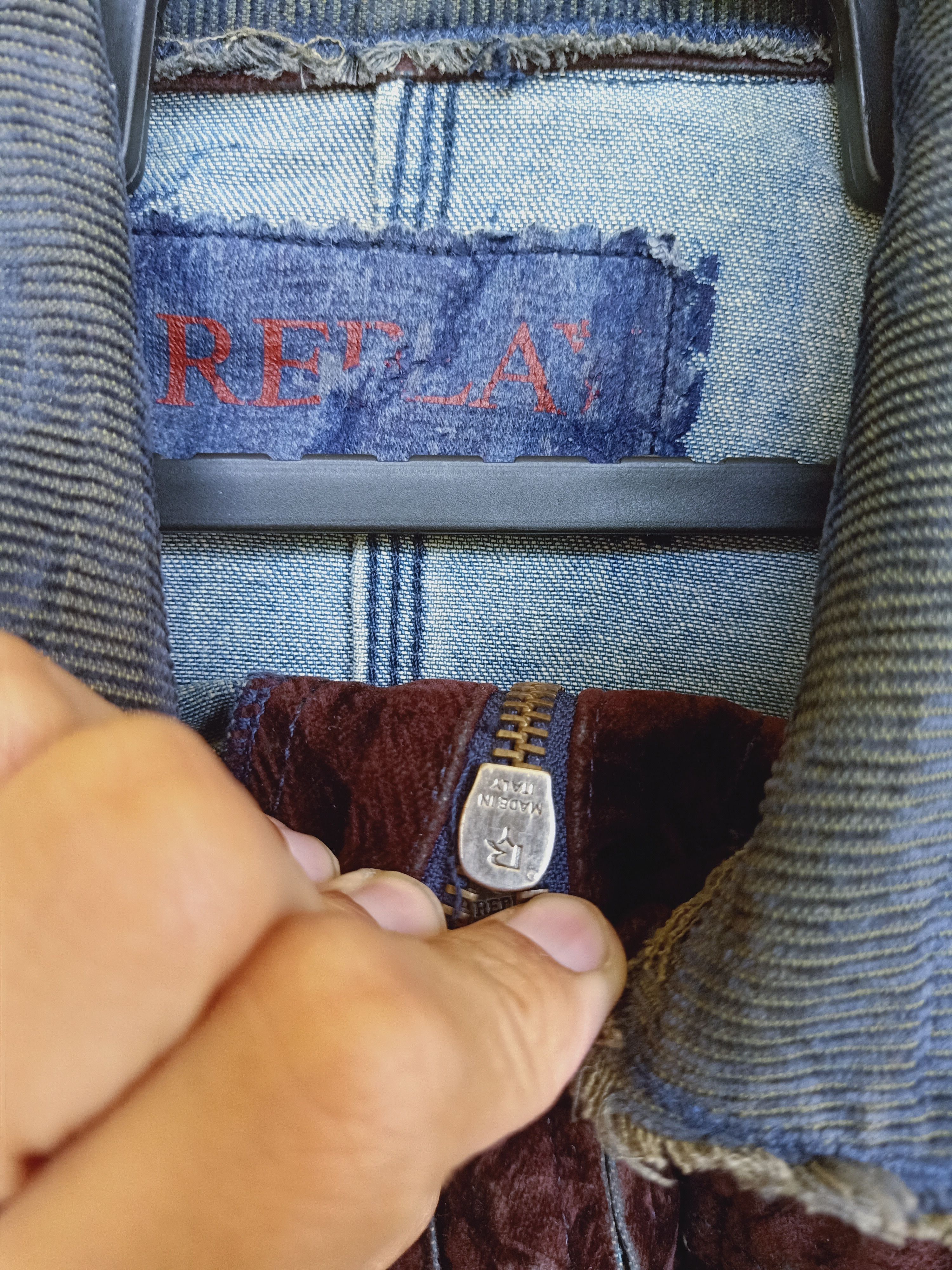 Replay REPLAY Suede denim Jacket made in Italy Size US L / EU 52-54 / 3 - 4 Thumbnail