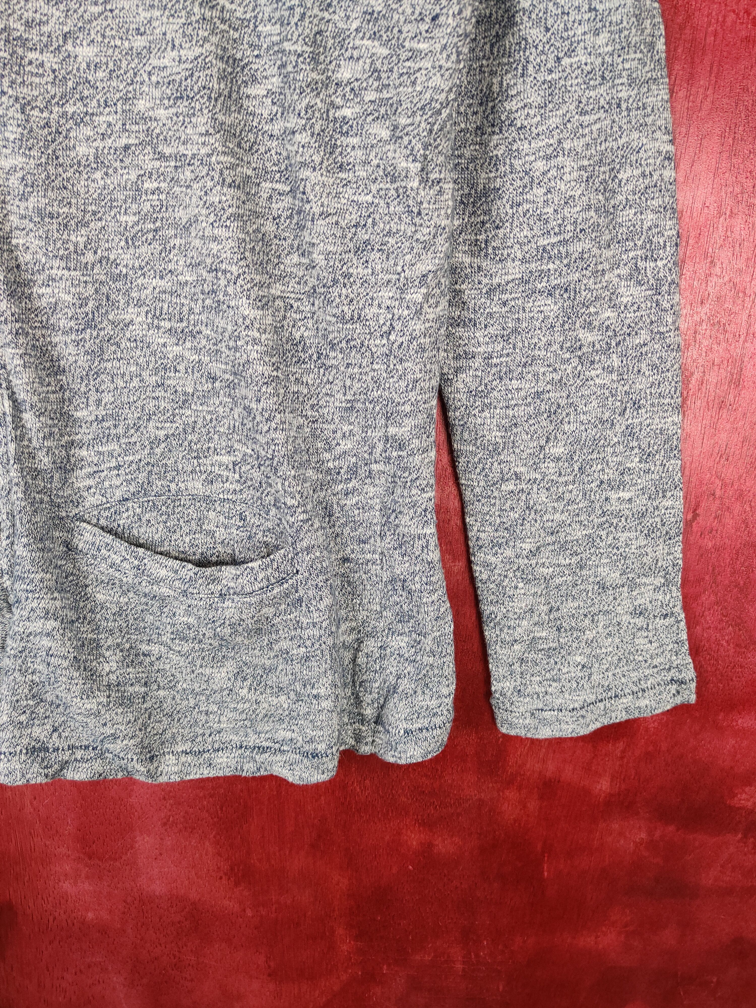 Japanese Brand × Vintage Takeo Kikuchi japan TK Mixpiece Gray Cardigan #5192 Size US M / EU 48-50 / 2 - 4 Thumbnail