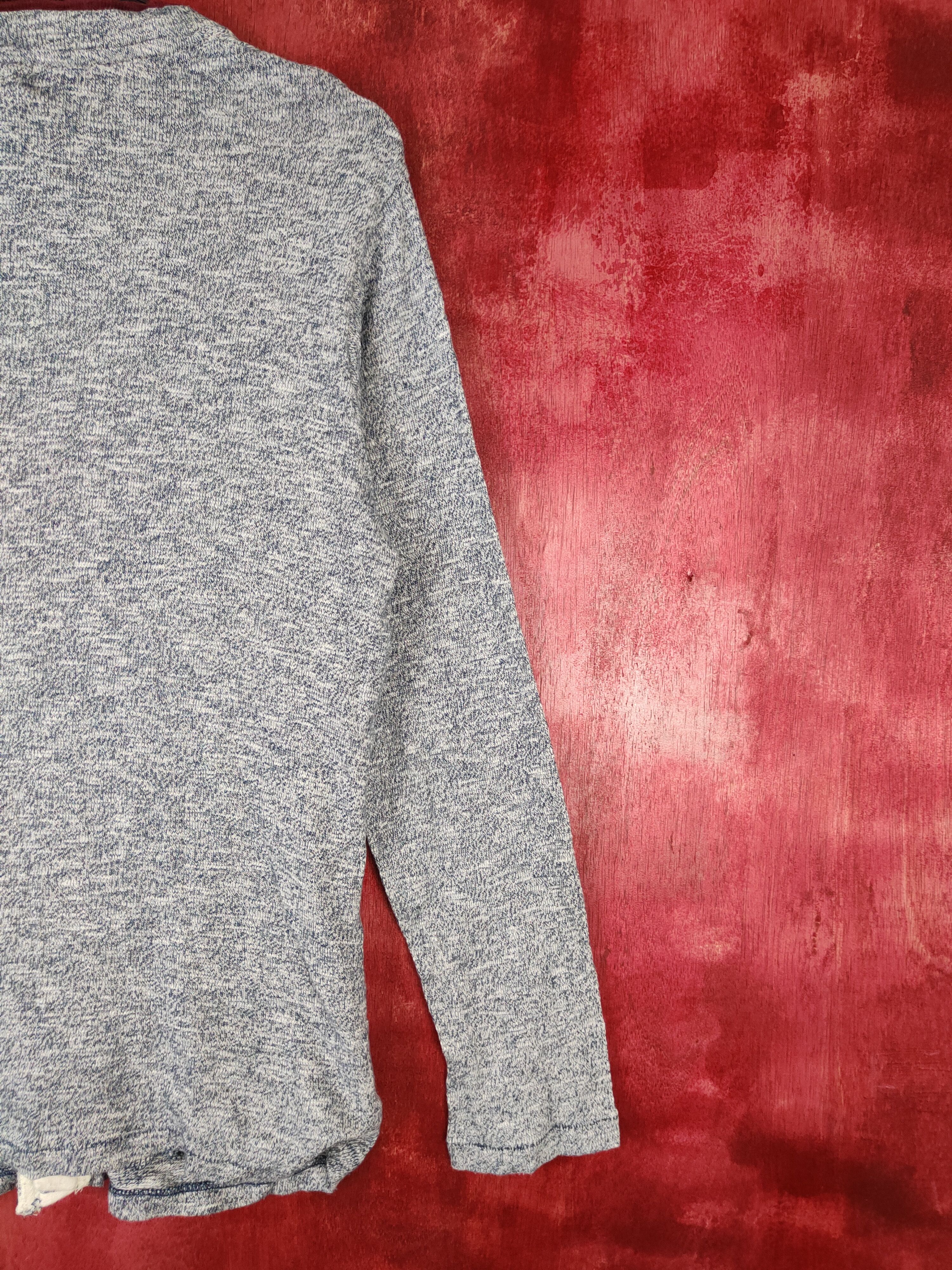 Japanese Brand × Vintage Takeo Kikuchi japan TK Mixpiece Gray Cardigan #5192 Size US M / EU 48-50 / 2 - 9 Thumbnail