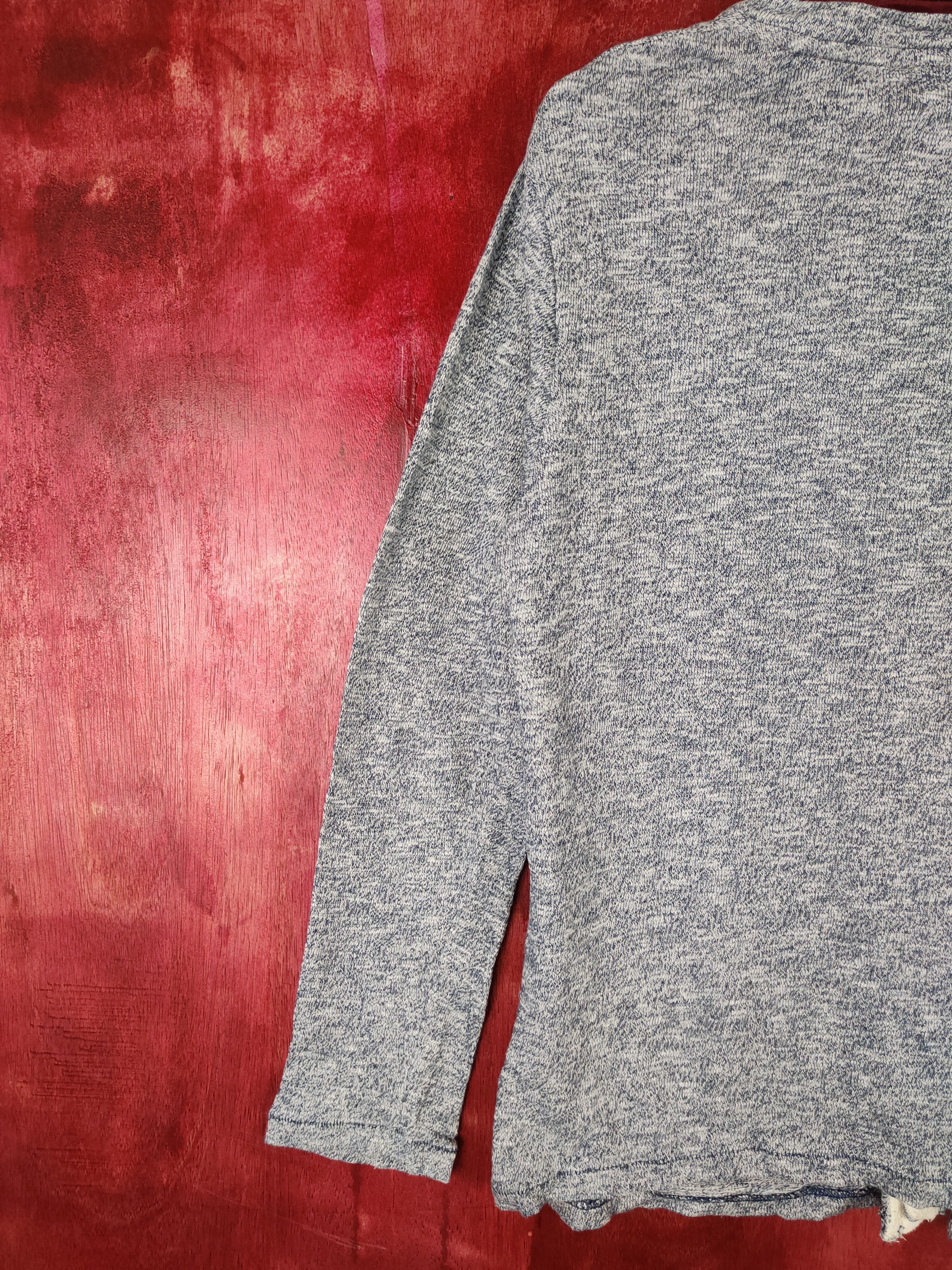 Japanese Brand × Vintage Takeo Kikuchi japan TK Mixpiece Gray Cardigan #5192 Size US M / EU 48-50 / 2 - 8 Thumbnail