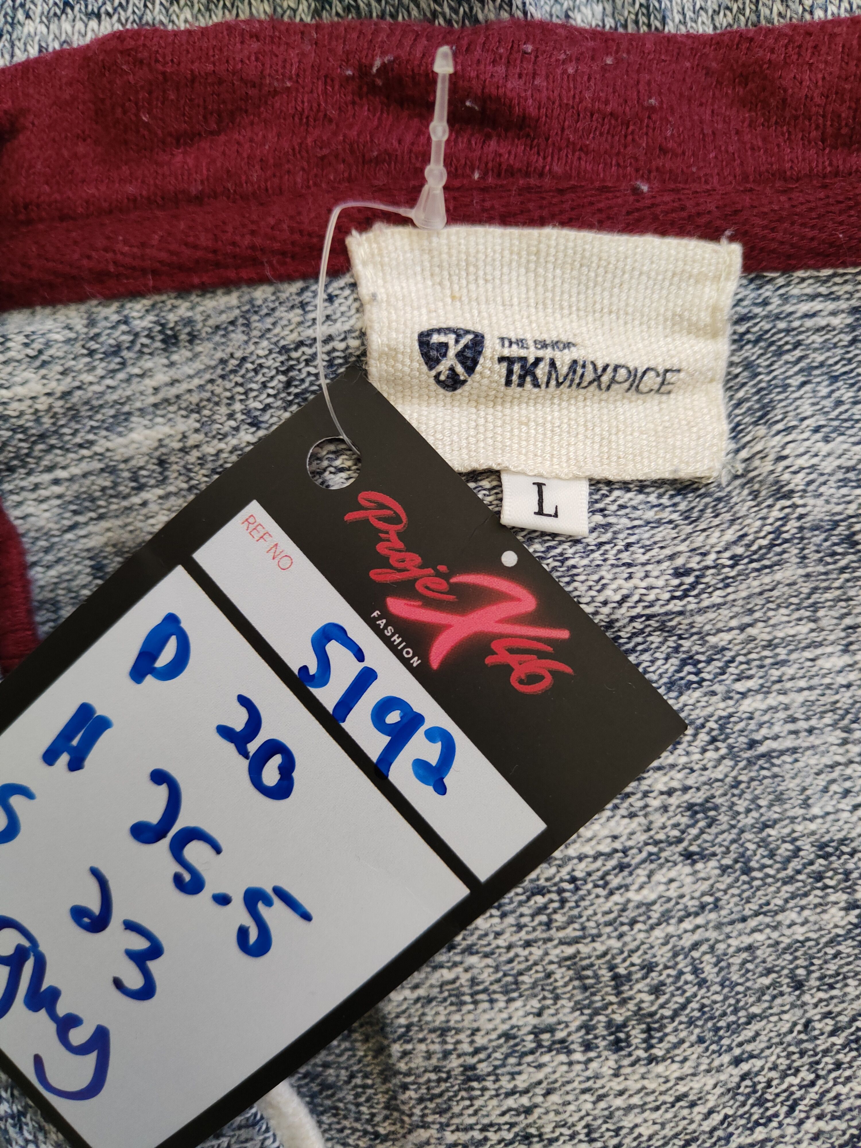 Japanese Brand × Vintage Takeo Kikuchi japan TK Mixpiece Gray Cardigan #5192 Size US M / EU 48-50 / 2 - 11 Thumbnail