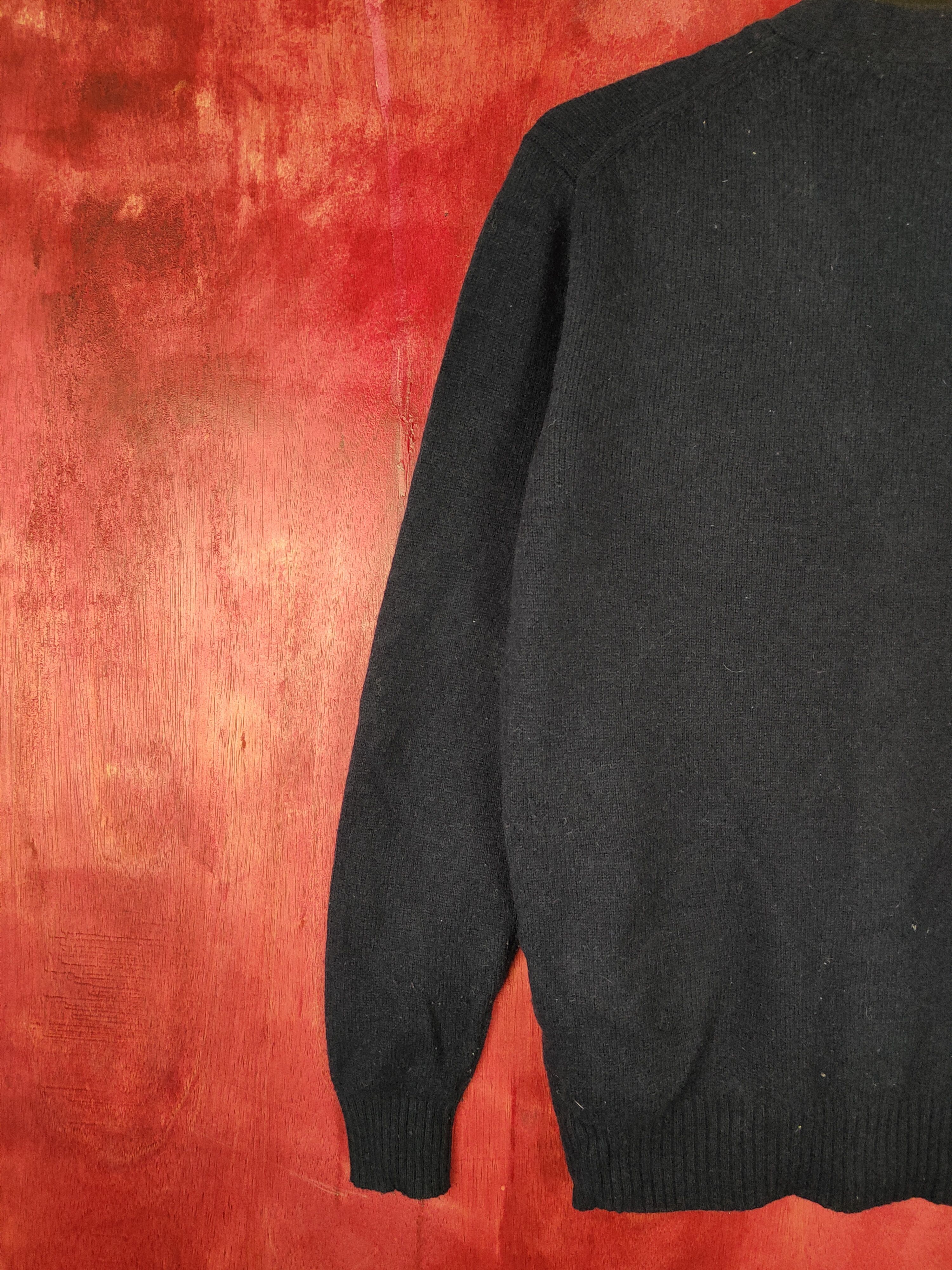 Homespun Knitwear Uniqlo Dark Blue Cardigan knitwear japan #5191 Size US M / EU 48-50 / 2 - 8 Thumbnail