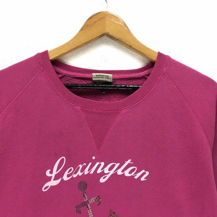 Lexington Michigan Crewneck Sweatshirt Big Logo Spell Out
