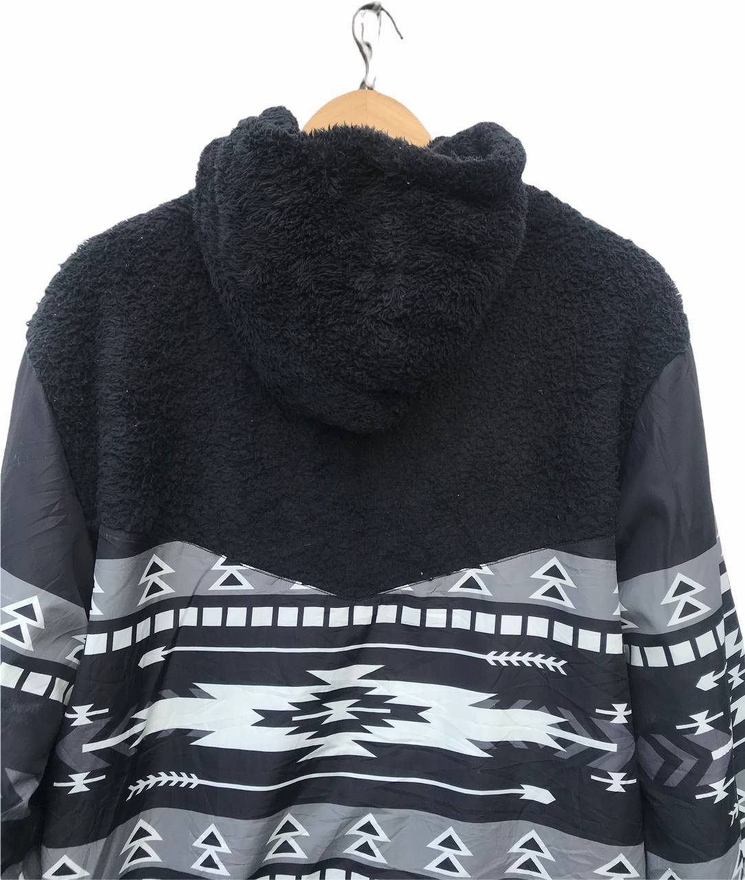 Ocean Pacific Op Fleece Nylon Hoodie Native Sweater Size US M / EU 48-50 / 2 - 7 Thumbnail