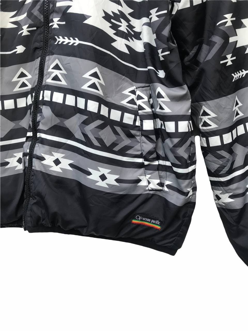 Ocean Pacific Op Fleece Nylon Hoodie Native Sweater Size US M / EU 48-50 / 2 - 5 Thumbnail