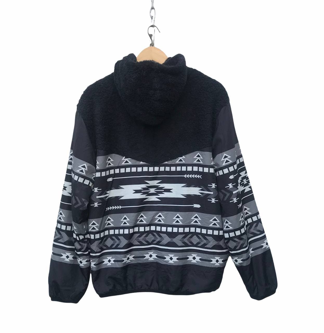 Ocean Pacific Op Fleece Nylon Hoodie Native Sweater Size US M / EU 48-50 / 2 - 6 Thumbnail