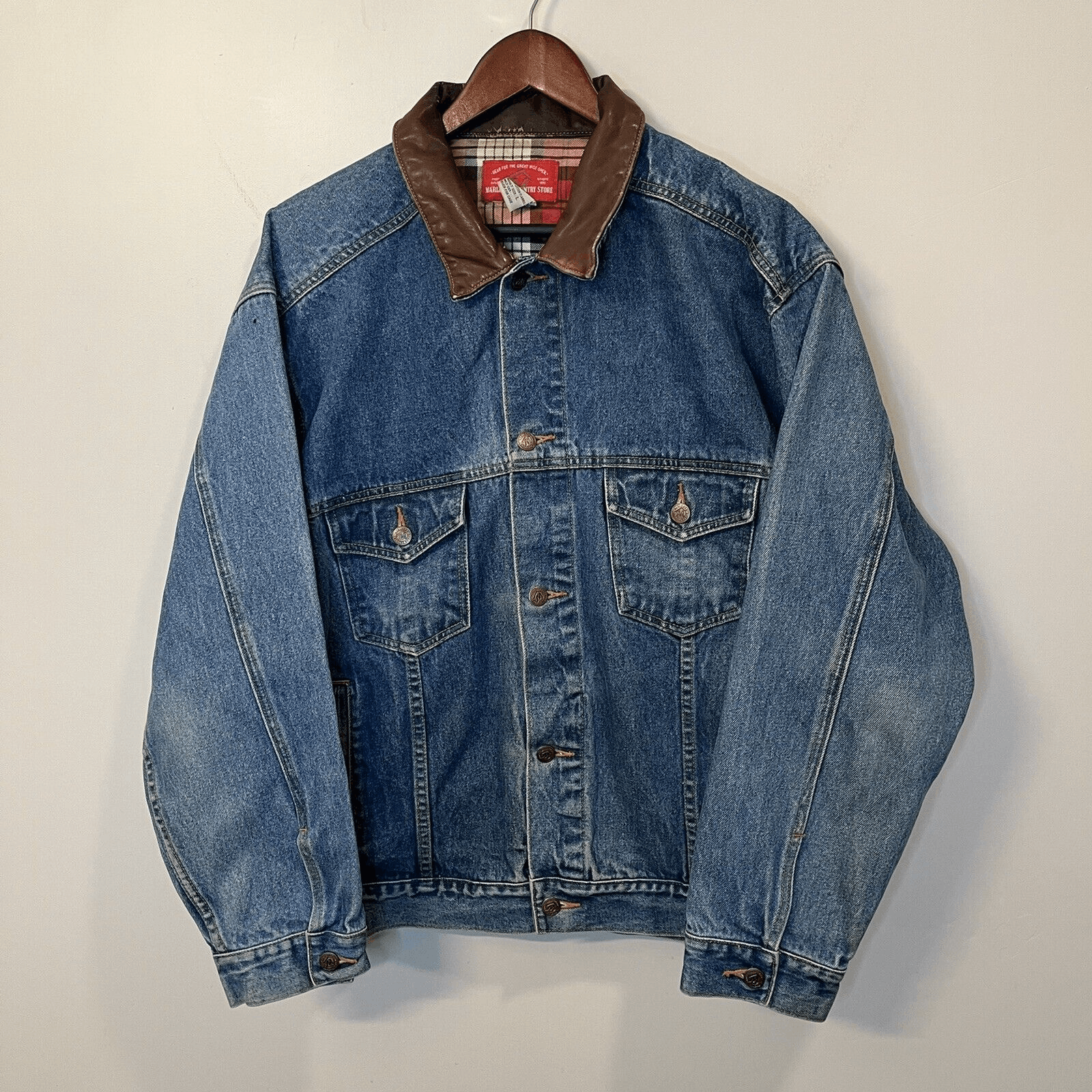 VTG Marlboro Country Store Denim Jacket Large