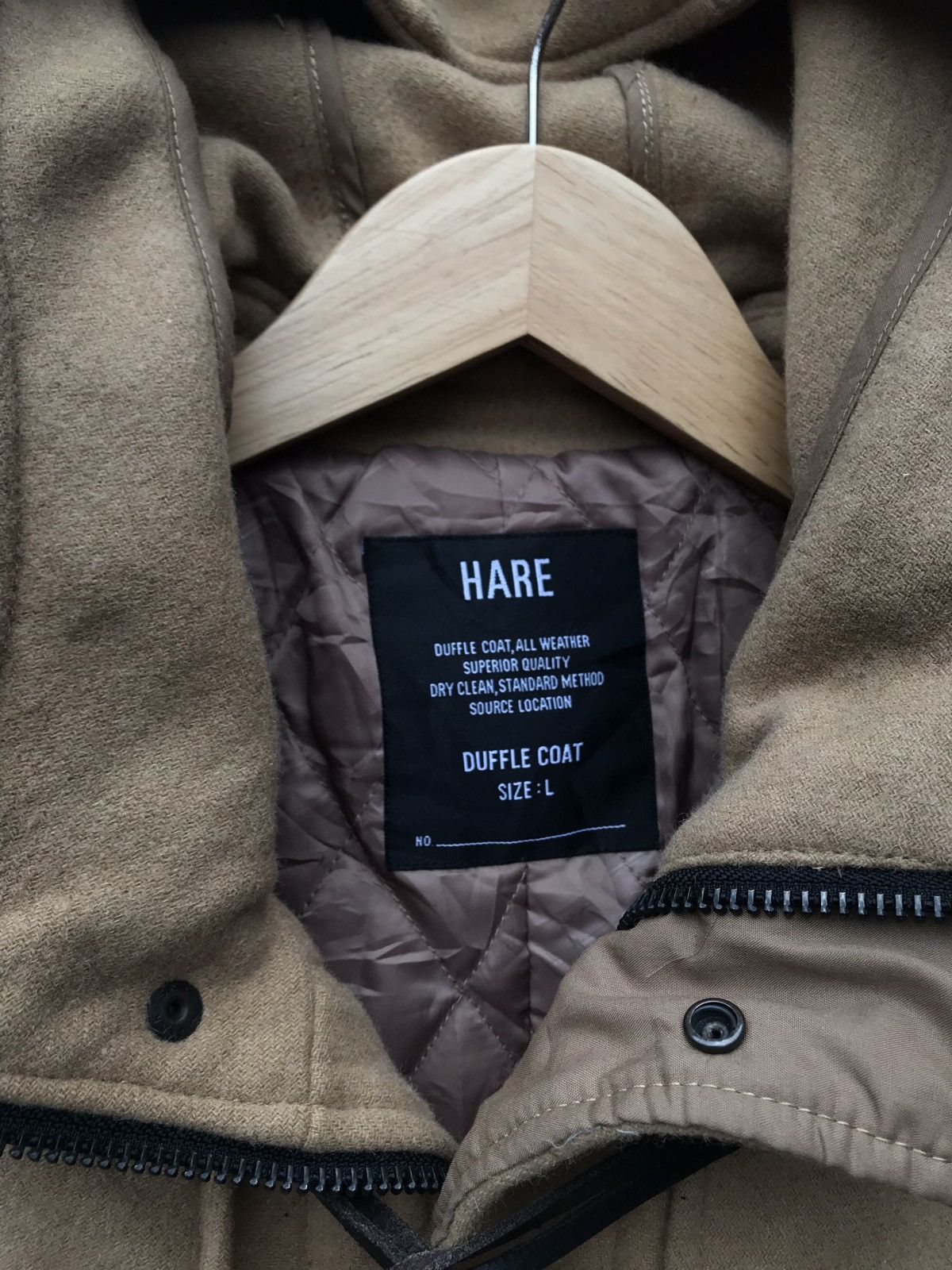 HARE Japan Brand Hare Duffle Hoodie Jacket Size US S / EU 44-46 / 1 - 3 Thumbnail