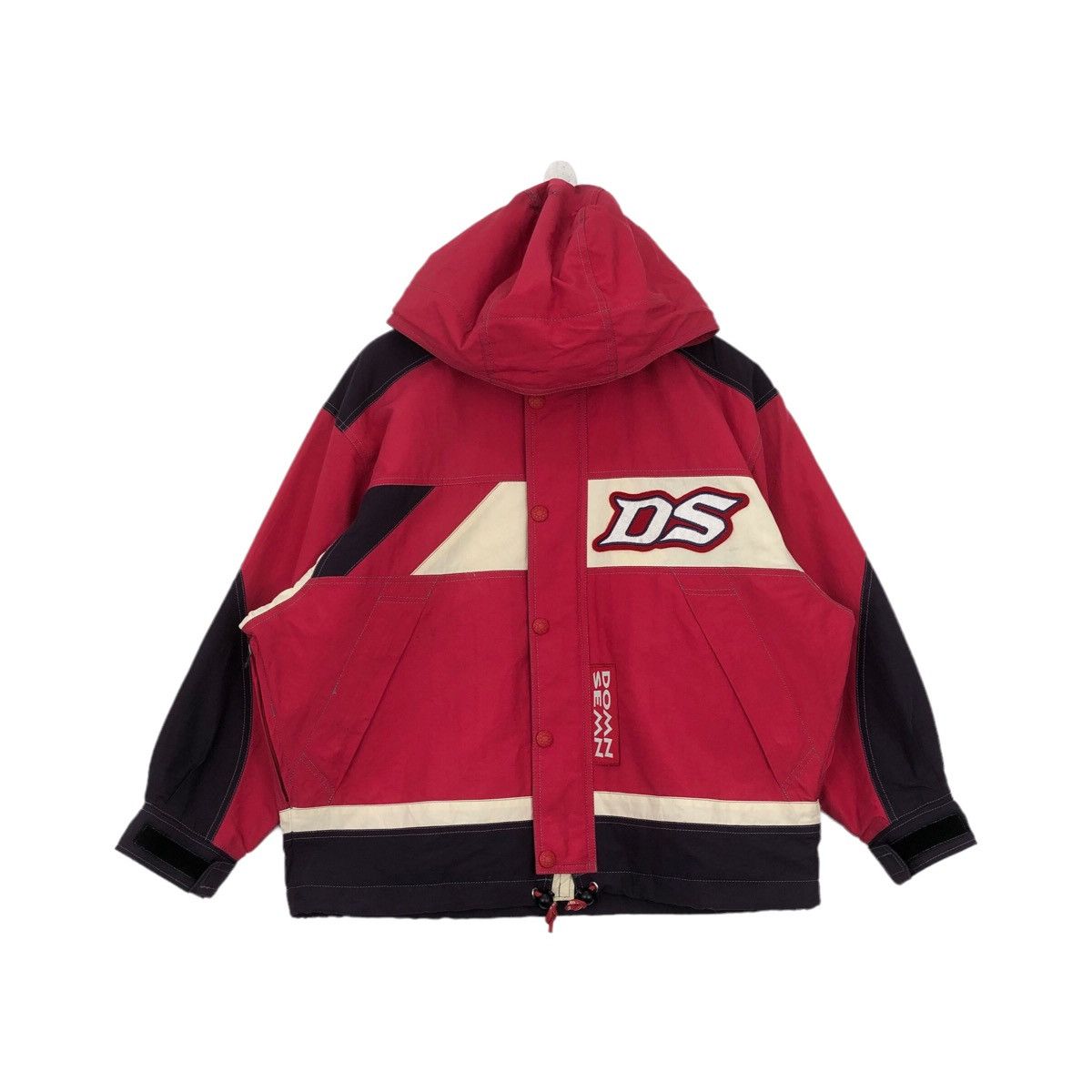 Vtg DOMN SEMN Ski Winter Jacket Puffer Trench Coat Parka