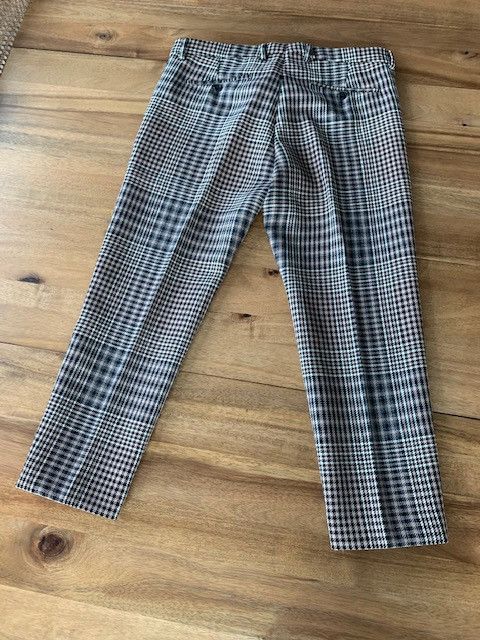 AMI Ami Houndstooth Cropped Pants Size US 32 / EU 48 - 2 Thumbnail