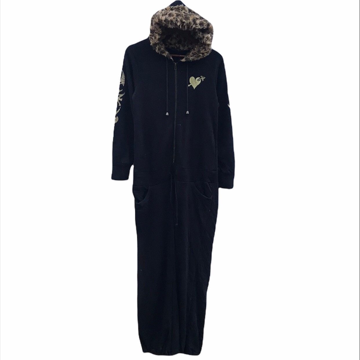 Japanese Brand Overall Hoodie Embroidery Logo Rare Size US 30 / EU 46 - 1 Thumbnail