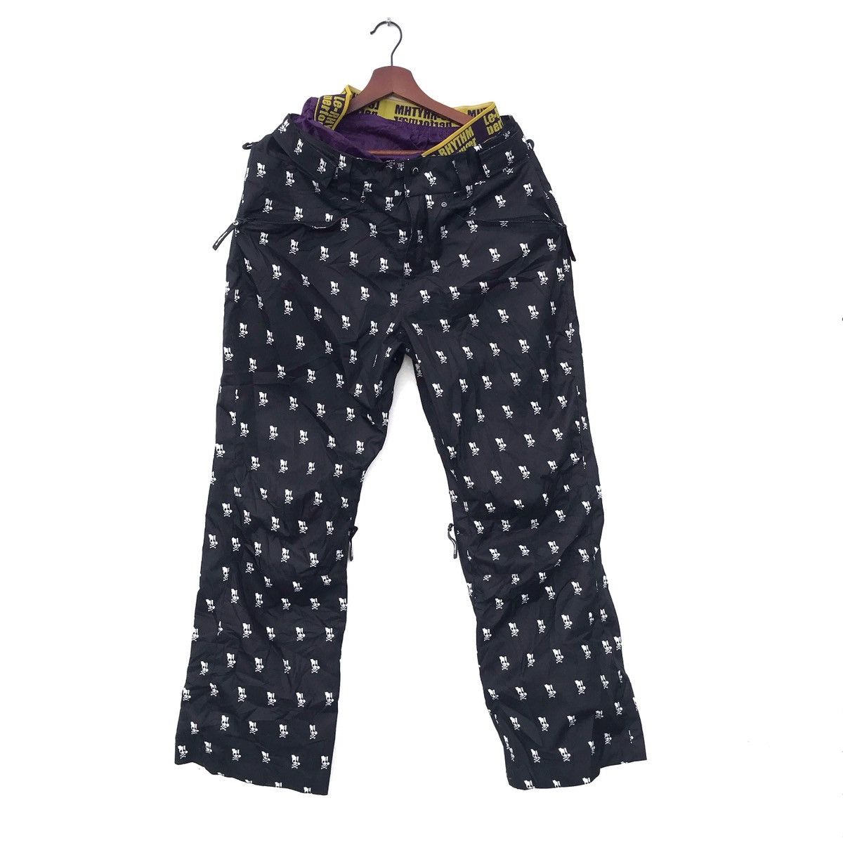 Vintage Le-Rhythm Full Print Pants Ski Size US 34 / EU 50 - 1 Thumbnail