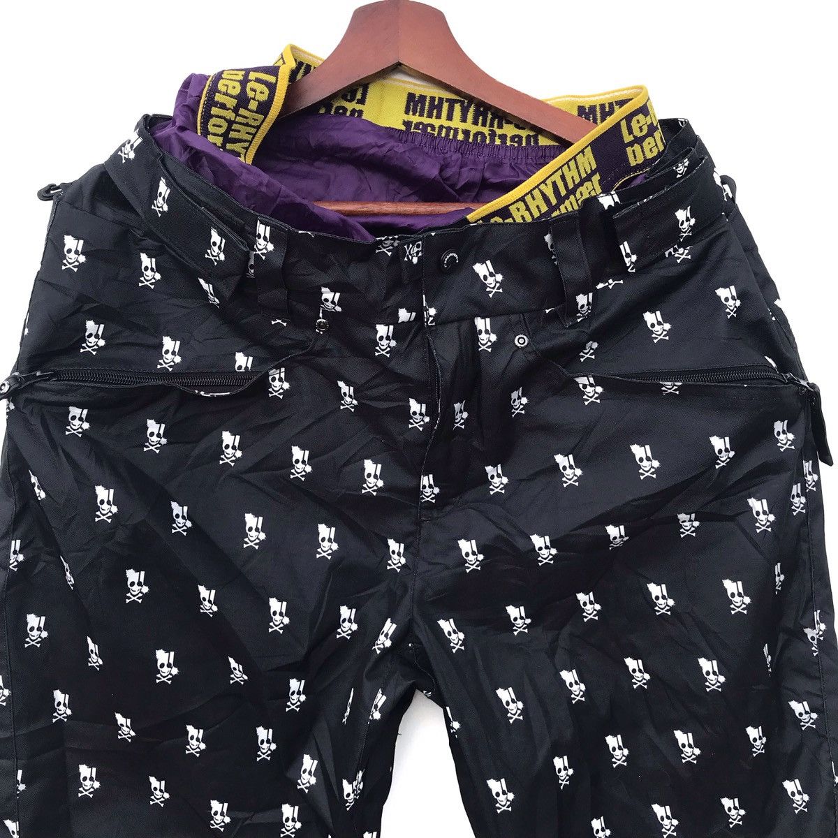 Vintage Le-Rhythm Full Print Pants Ski Size US 34 / EU 50 - 4 Thumbnail