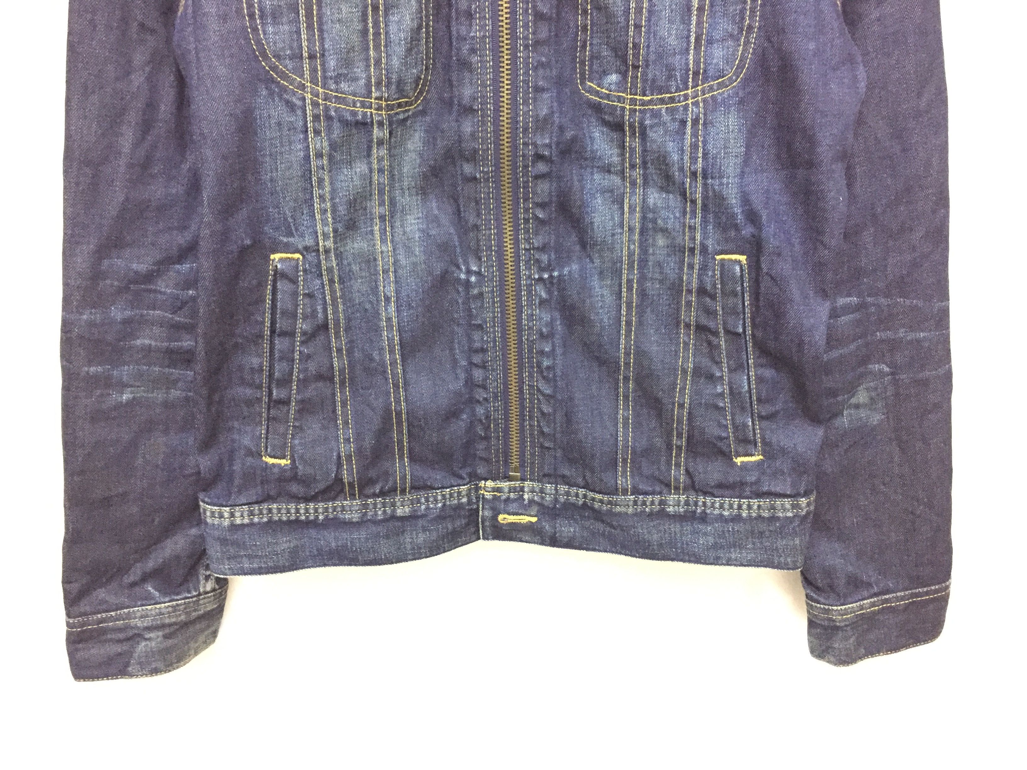 A.P.C. Blue Label Light Zipper fur collar wash denim jacket Size US M / EU 48-50 / 2 - 3 Thumbnail